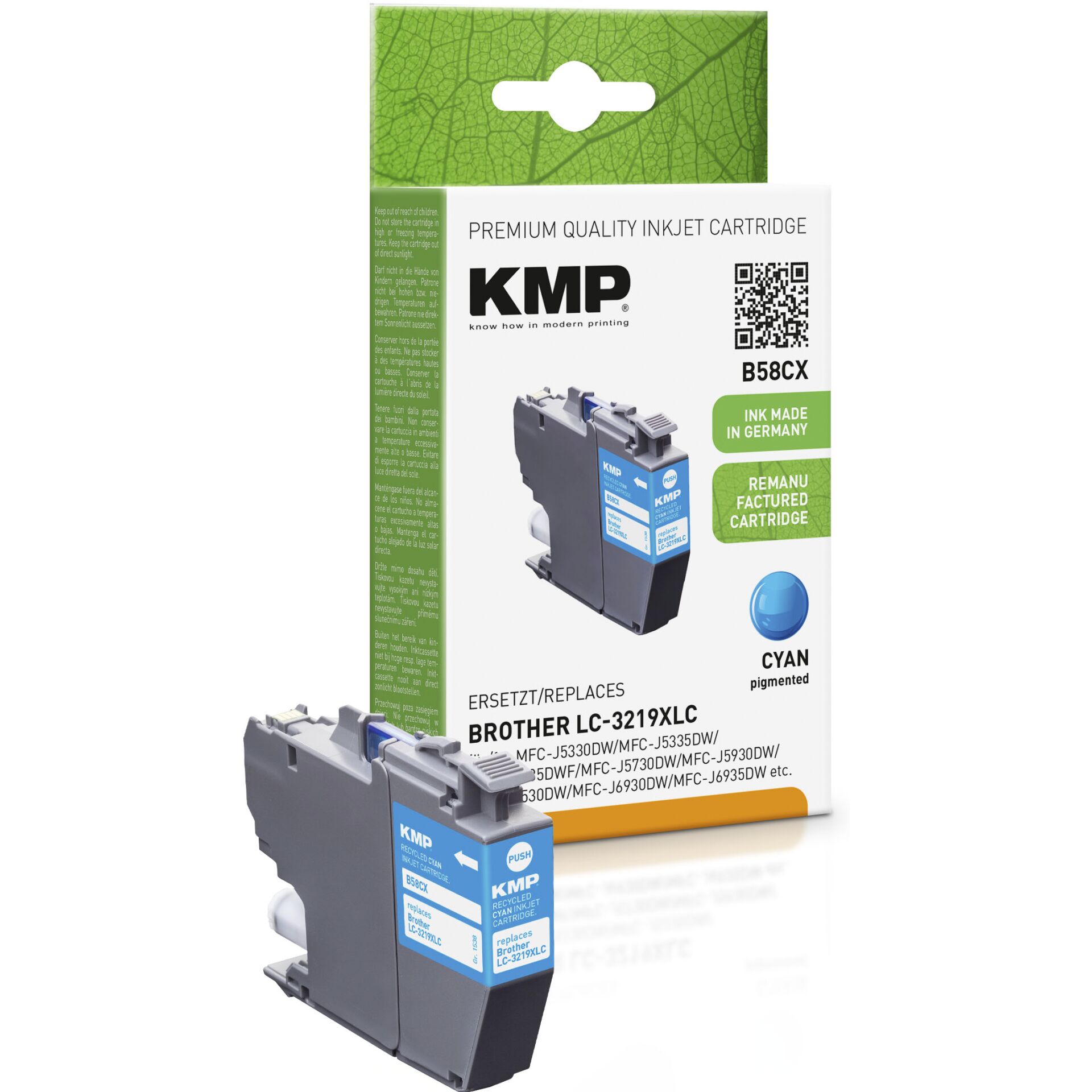 KMP 1538,4003 Druckerpatrone 1 Stück(e) Kompatibel Hohe (XL-) Ausbeute Cyan