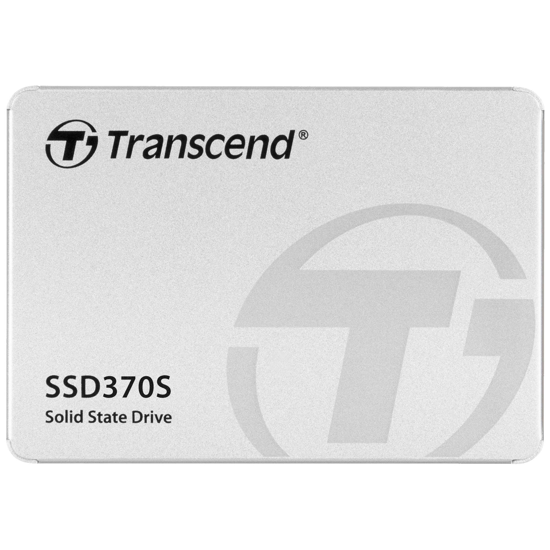 64 GB SSD Transcend 370S, SATA 6Gb/s 6,4cm/ 2.5 Zoll lesen: 520MB/s, schreiben: 90MB/s, TBW: 80TB