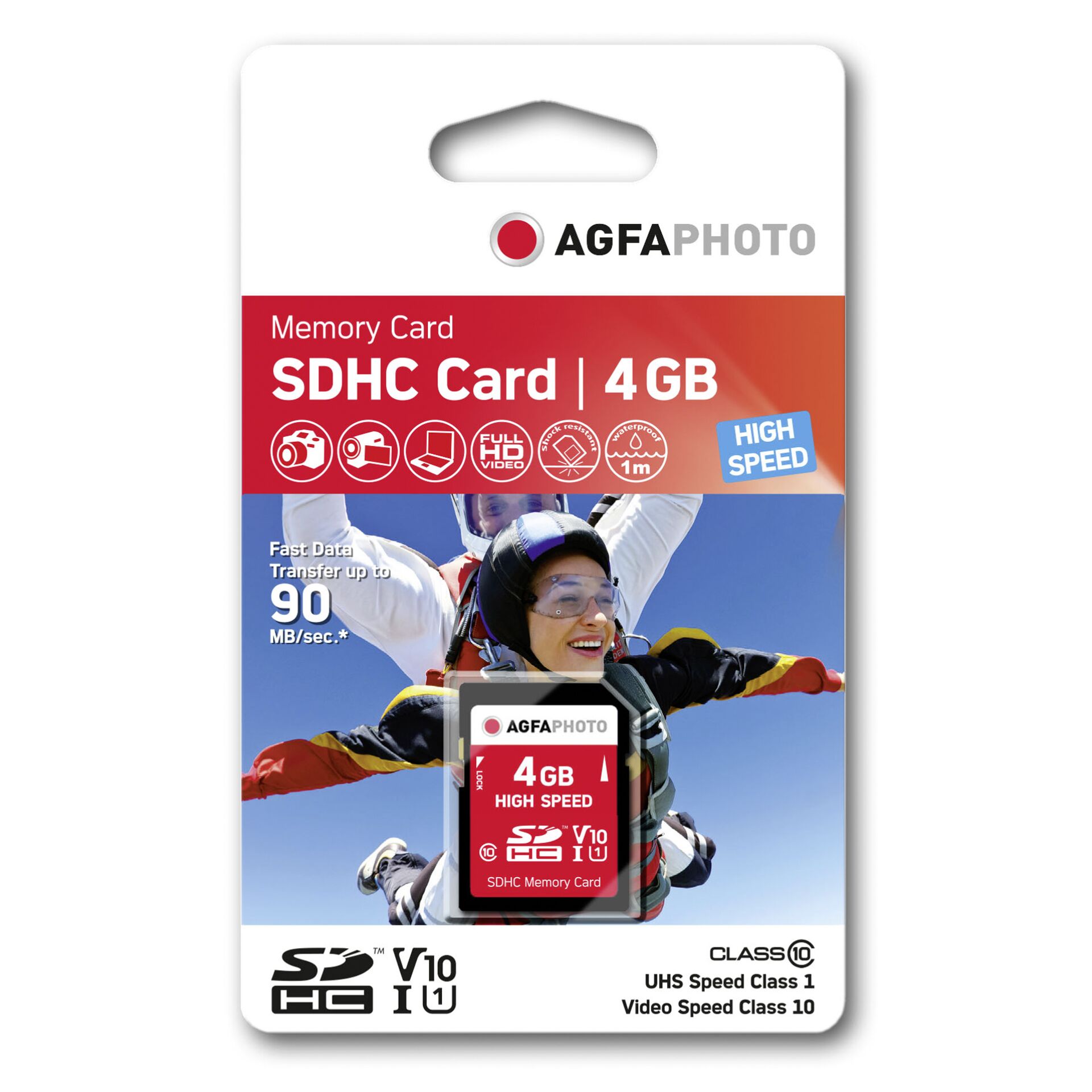4GB AgfaPhoto High Speed Class10 SDHC Speicherkarte 