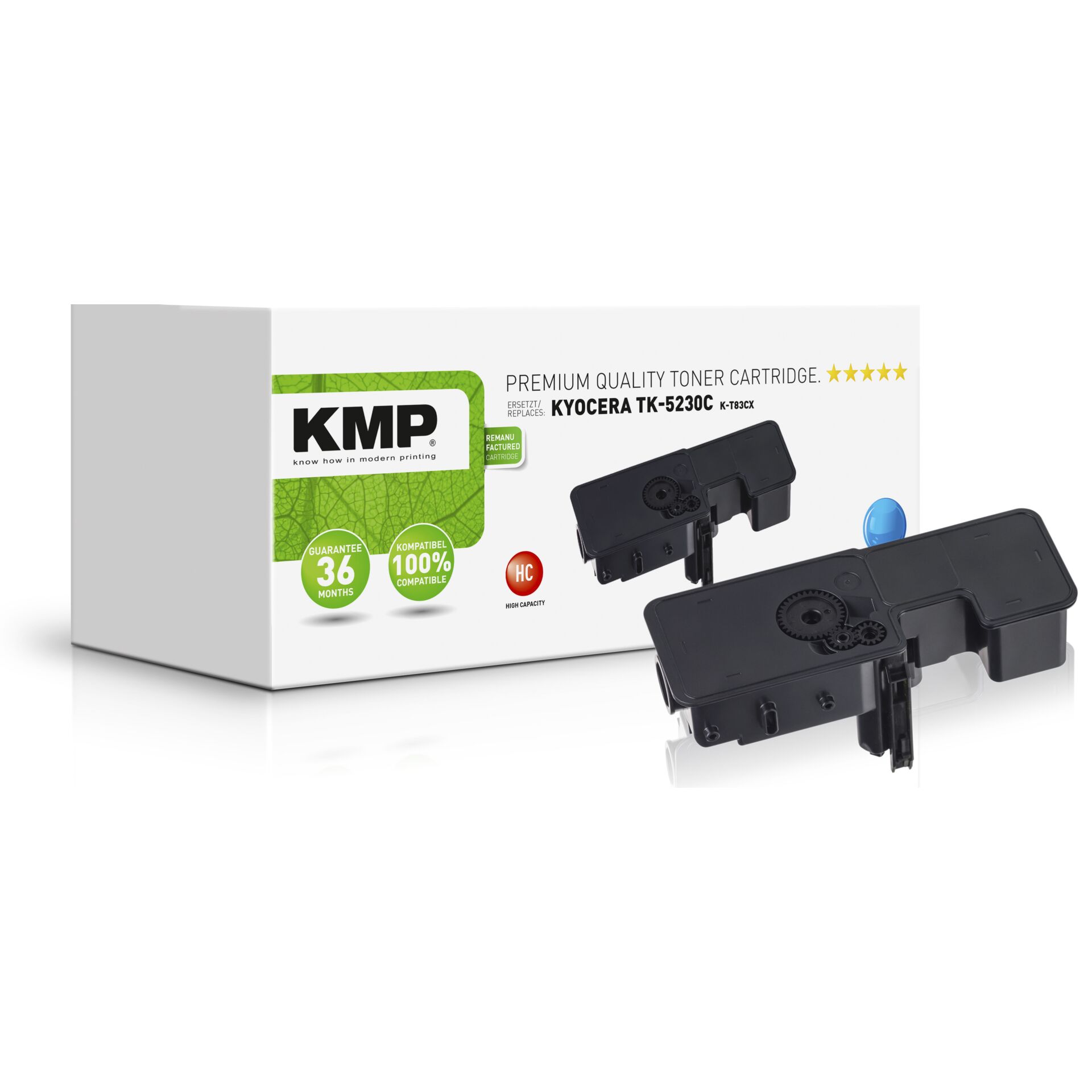 KMP Kompatibler Toner zu Kyocera TK-5230C cyan 