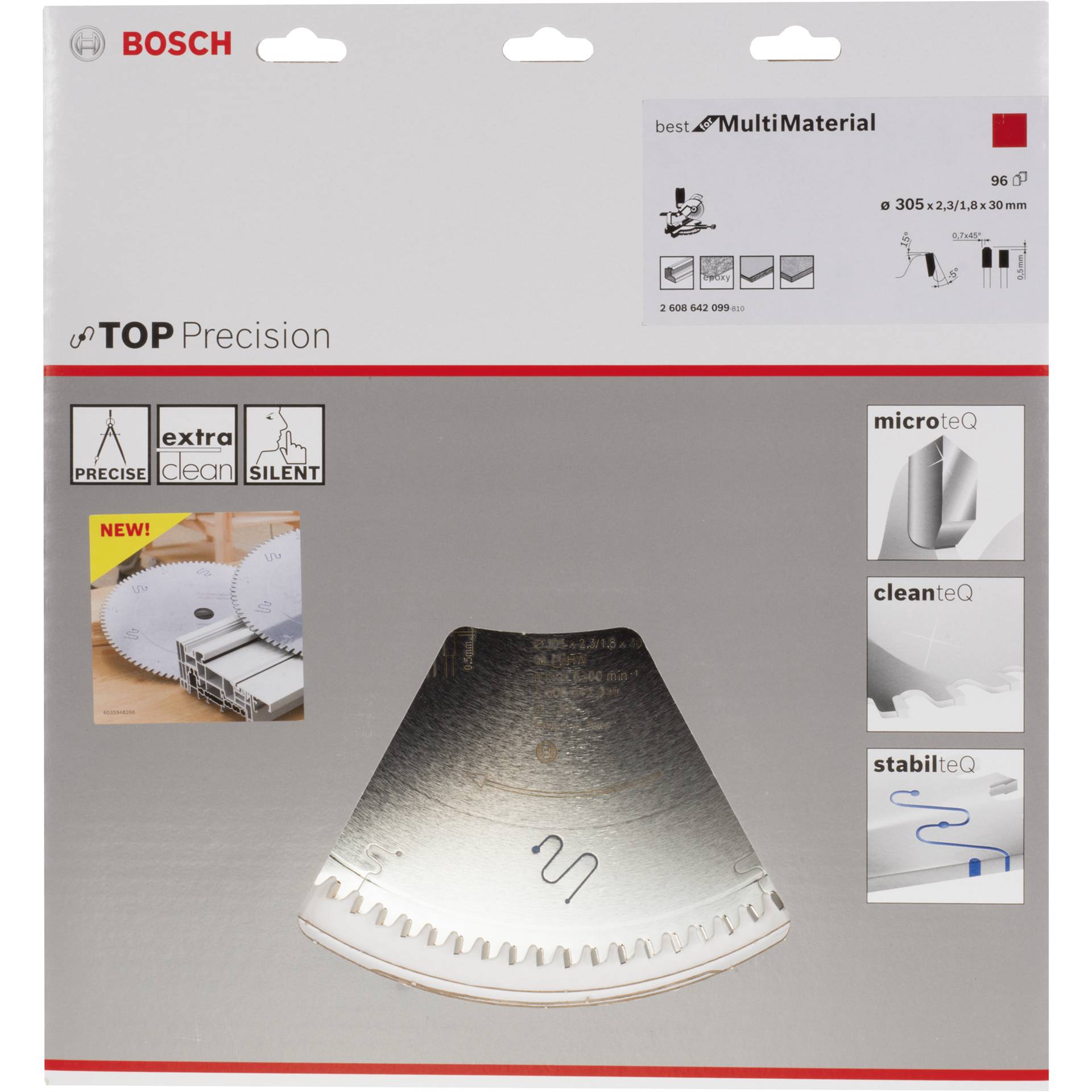 Bosch Kreissägeblatt BS MU B 305x30-96