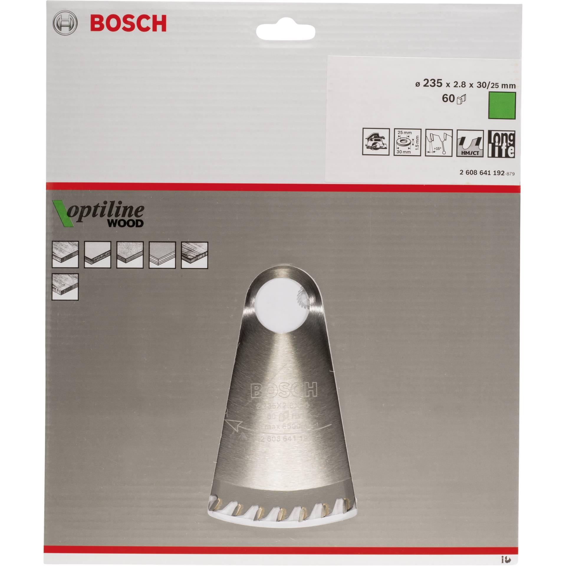 Bosch Kreissägeblatt OP WO H 235x30-60