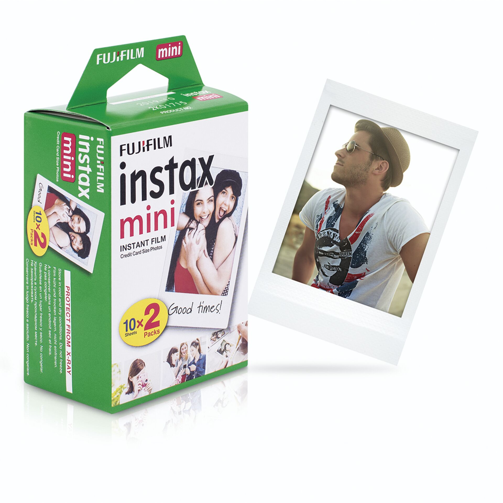 Fujifilm Instax Mini Weiß, Sofortbildfilm 20er-Pack 