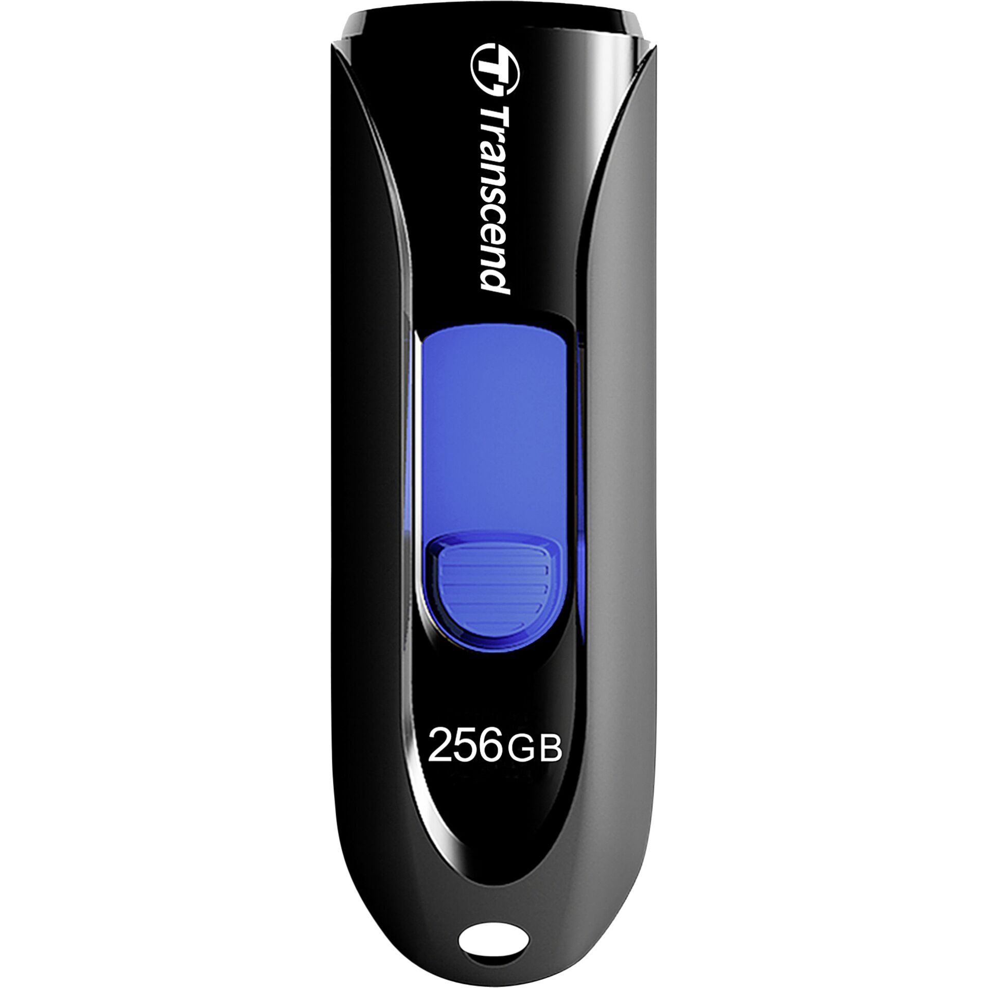 256 GB Transcend JetFlash 790 schwarz USB-Stick, USB-A 3.0, lesen: 90MB/s, schreiben: 45MB/s