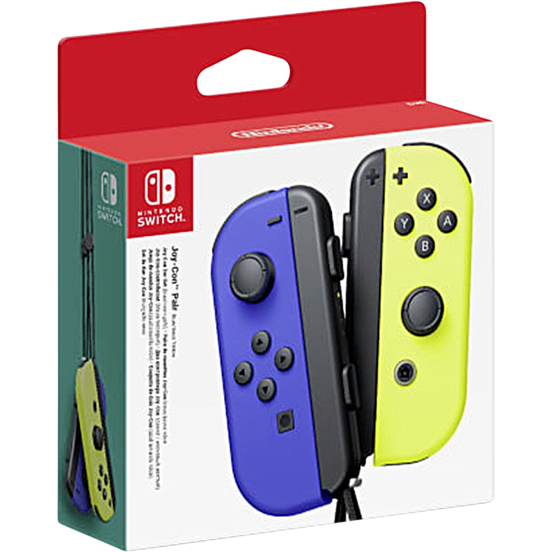 Nintendo Joy-Con Controller blau/neon gelb, 2 Stück 