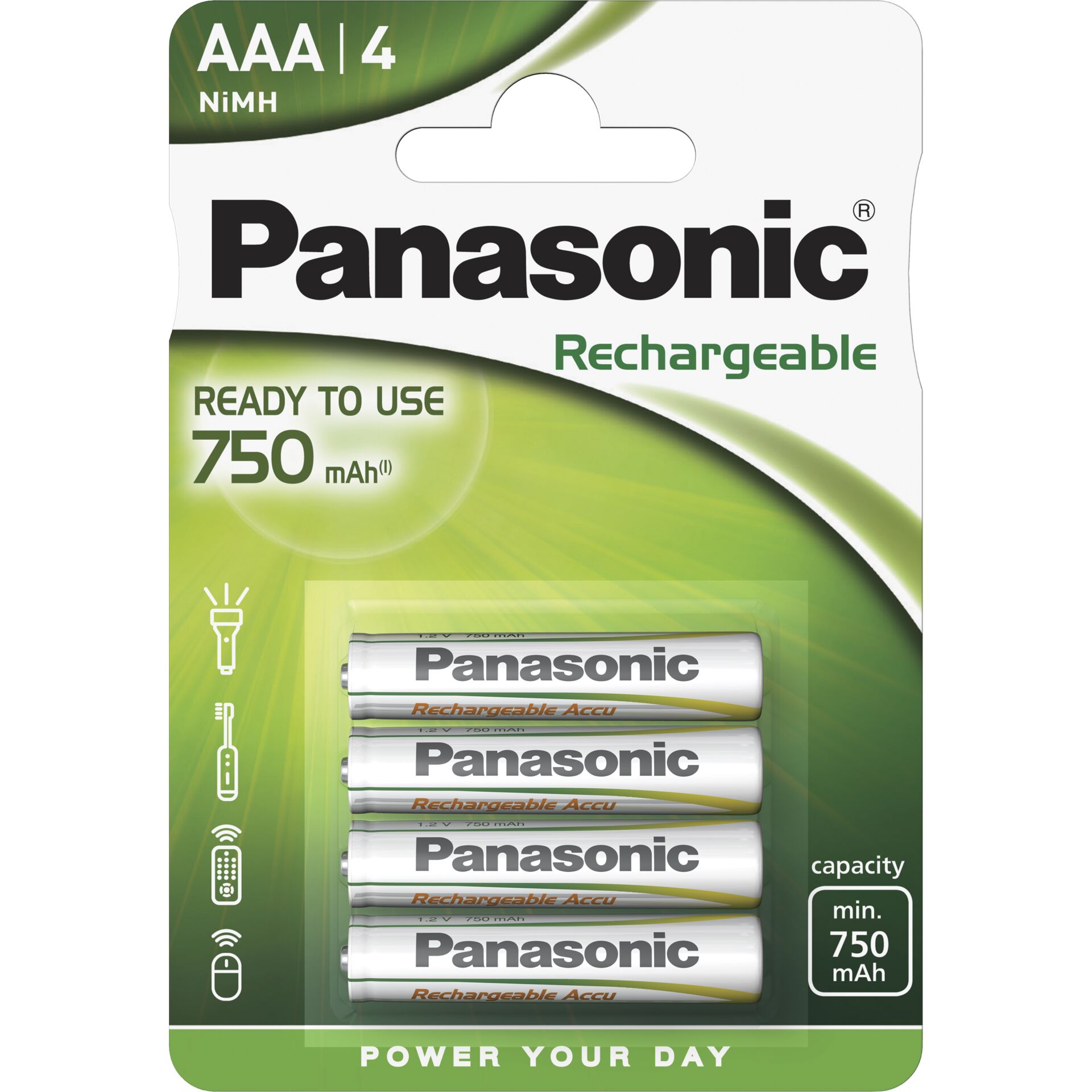 Panasonic Evolta Akku NiMH Micro AAA 800 mA 4er Pack 