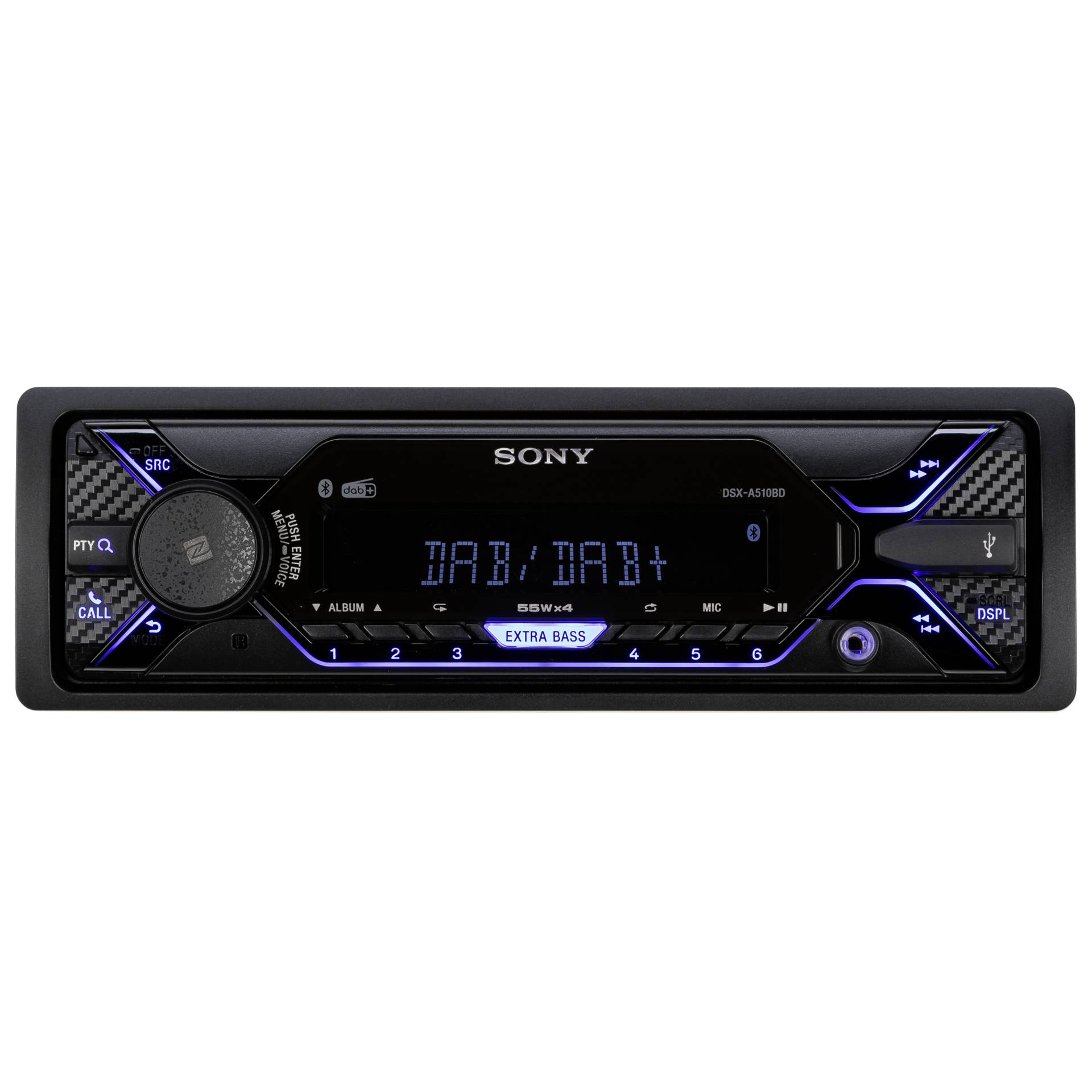 Sony DSX-A510BD radio receiver Black
