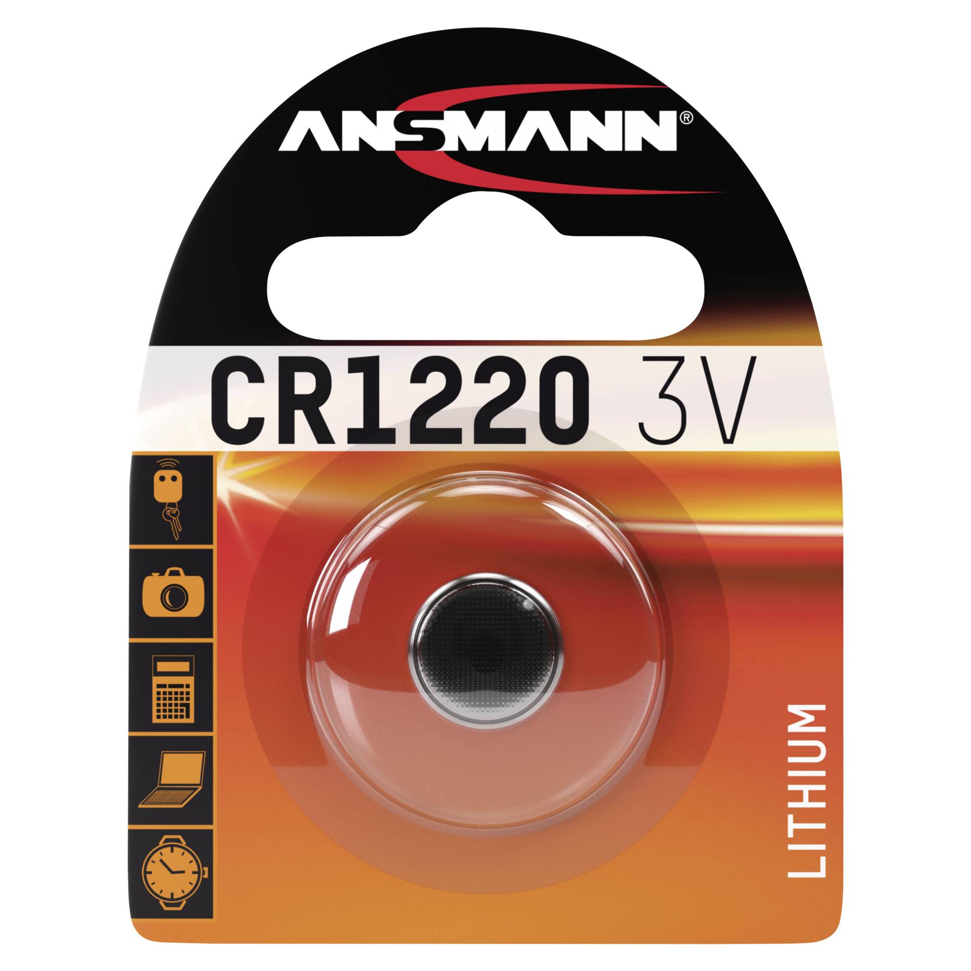 Ansmann Lithium 3V  CR 1220 Knopfzelle 