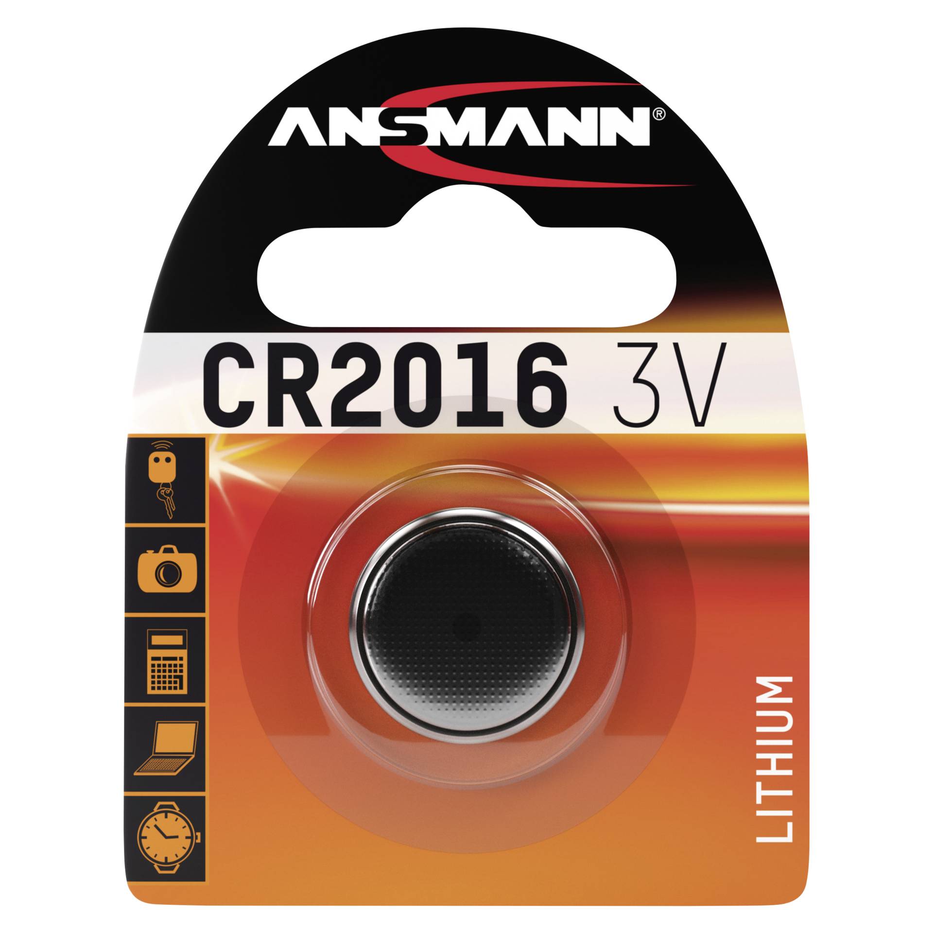 Ansmann Lithium 3V, CR 2016 Knopfzelle 