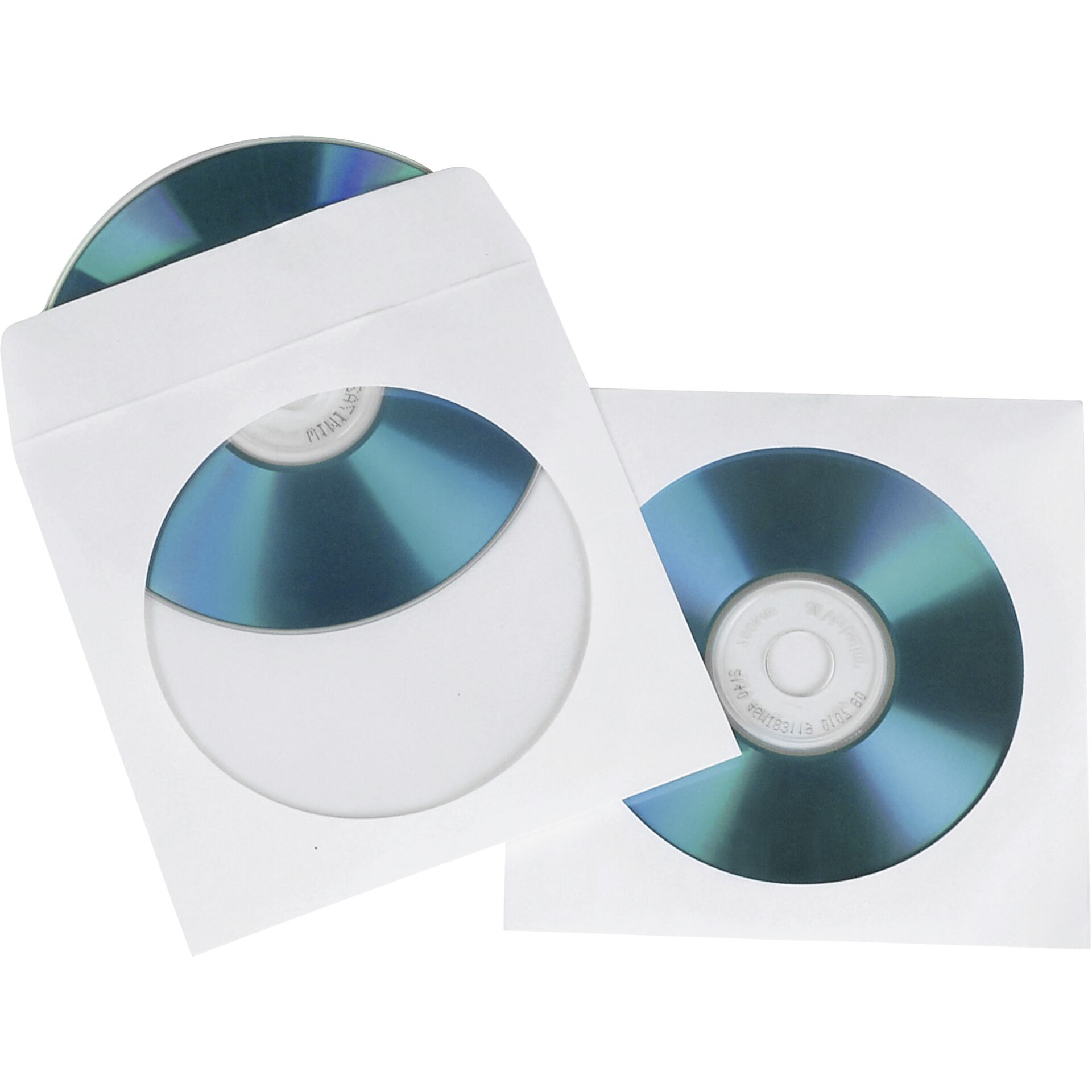 1x100 Hama CD/DVD Papierhüllen weiss                   SK 51174