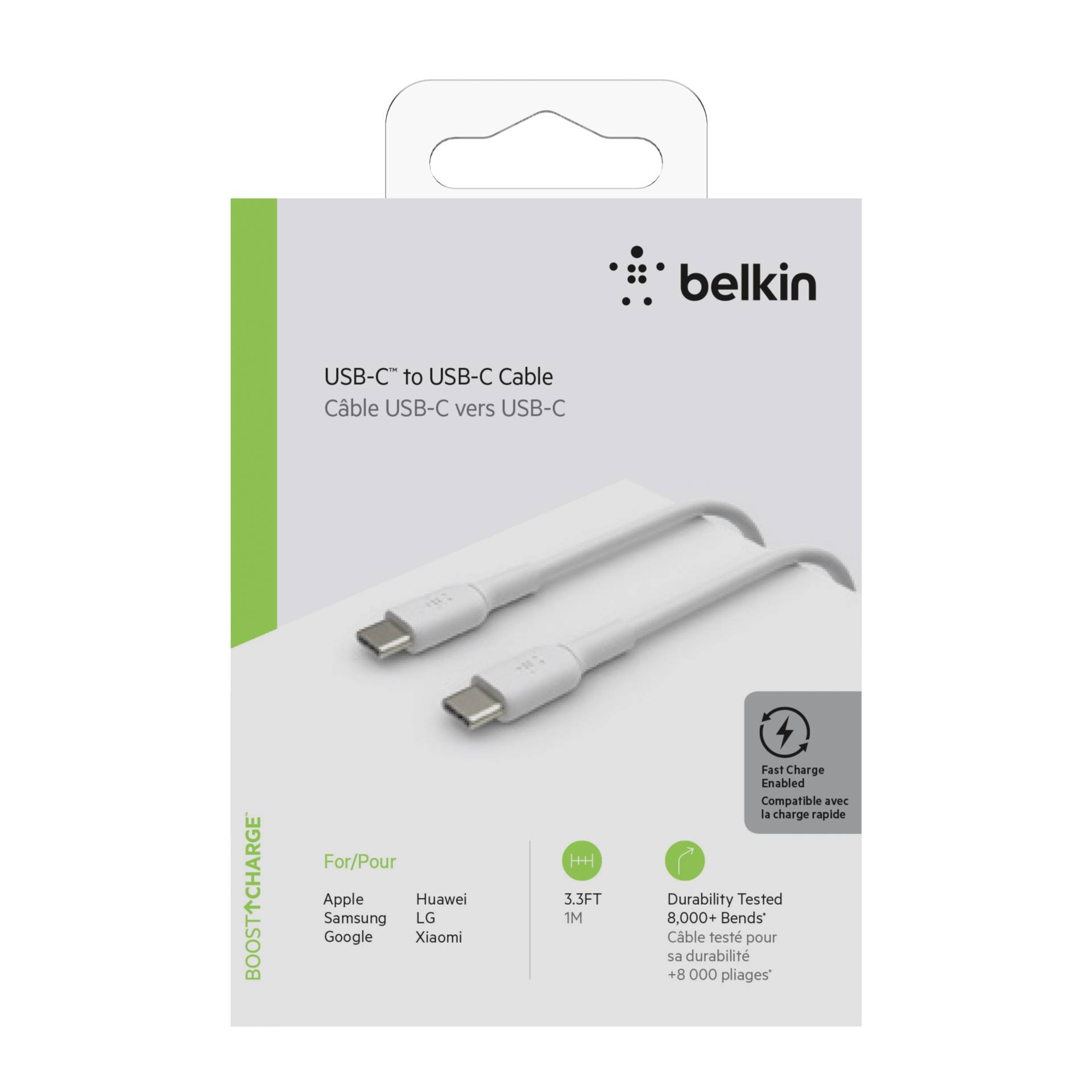 1m USB-C Belkin BoostCharge Ladekabel 