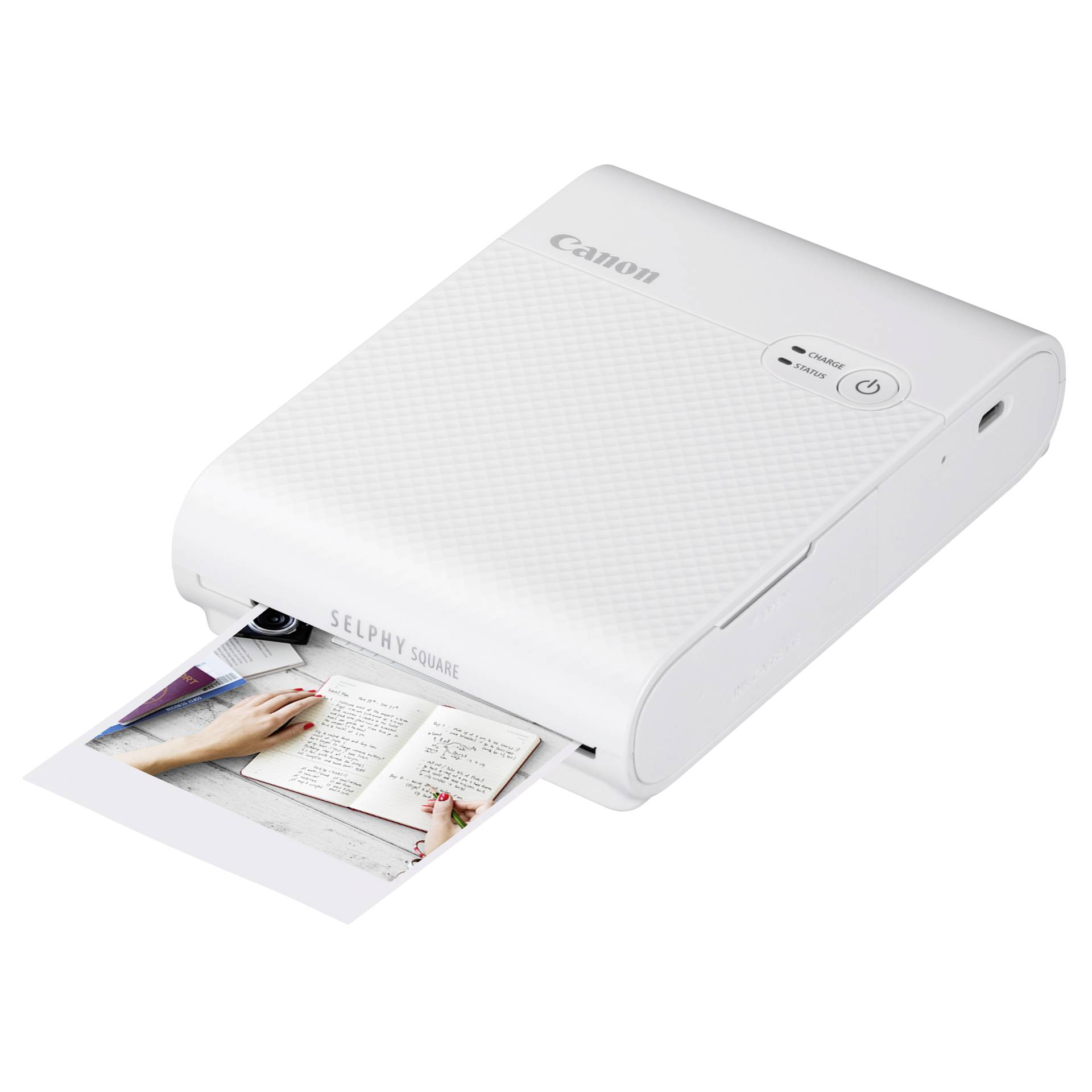 Canon SELPHY SQUARE QX10 mobiler WLAN-Farbfotodrucker, Weiß