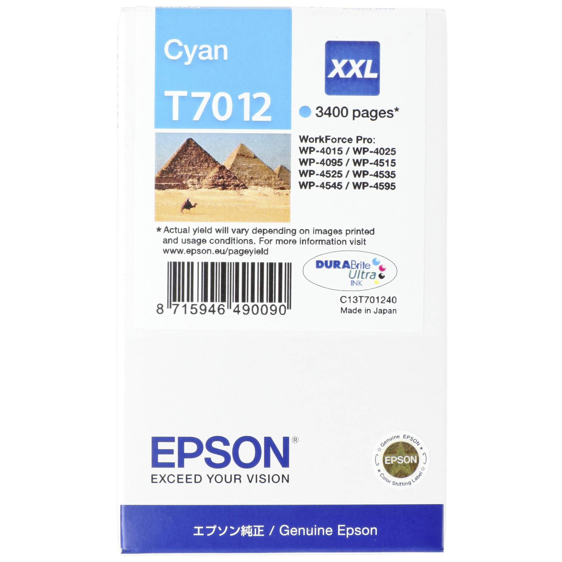 Epson T7011 Tinte cyan  XXL 