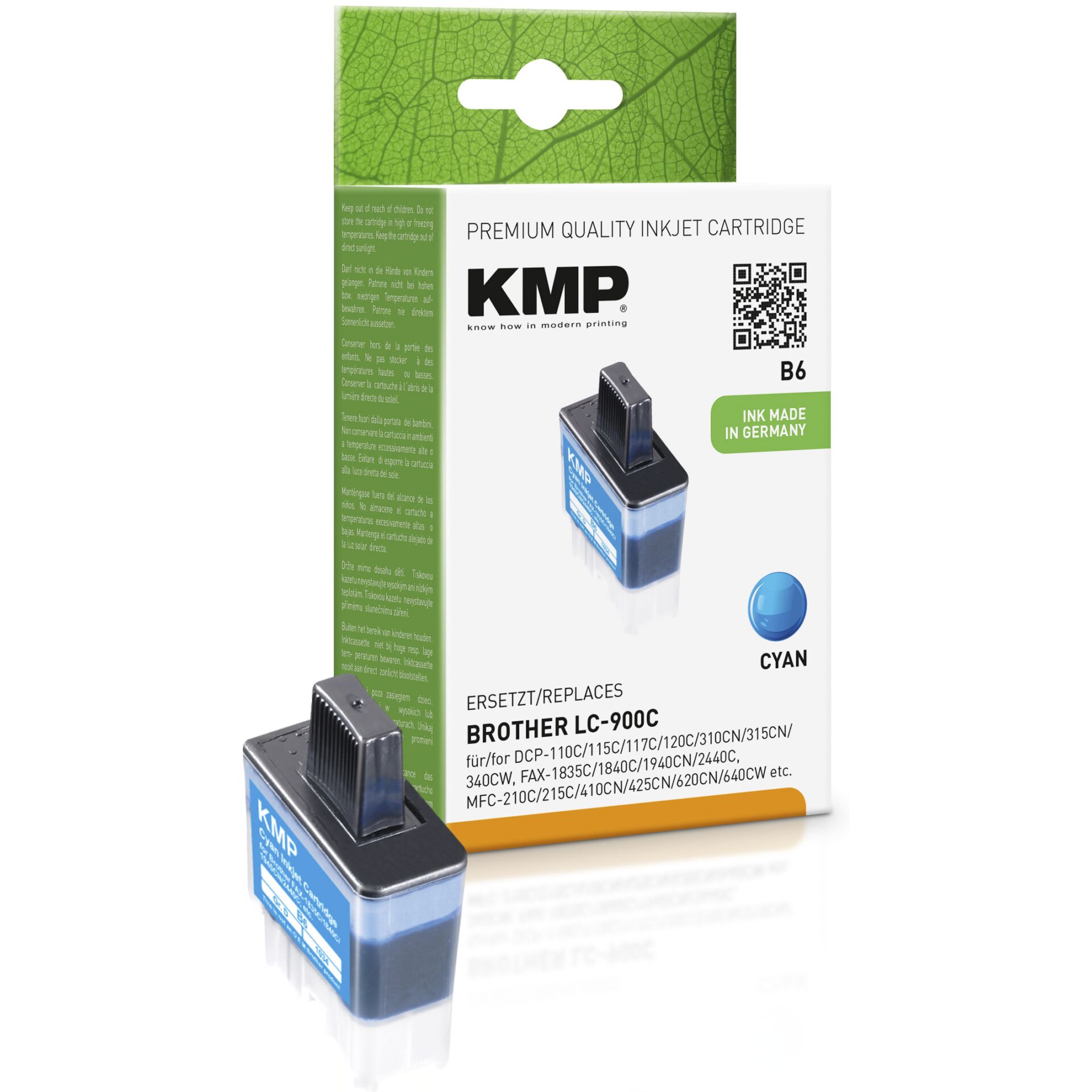 KMP B6 Druckerpatrone 1 Stück(e) Cyan