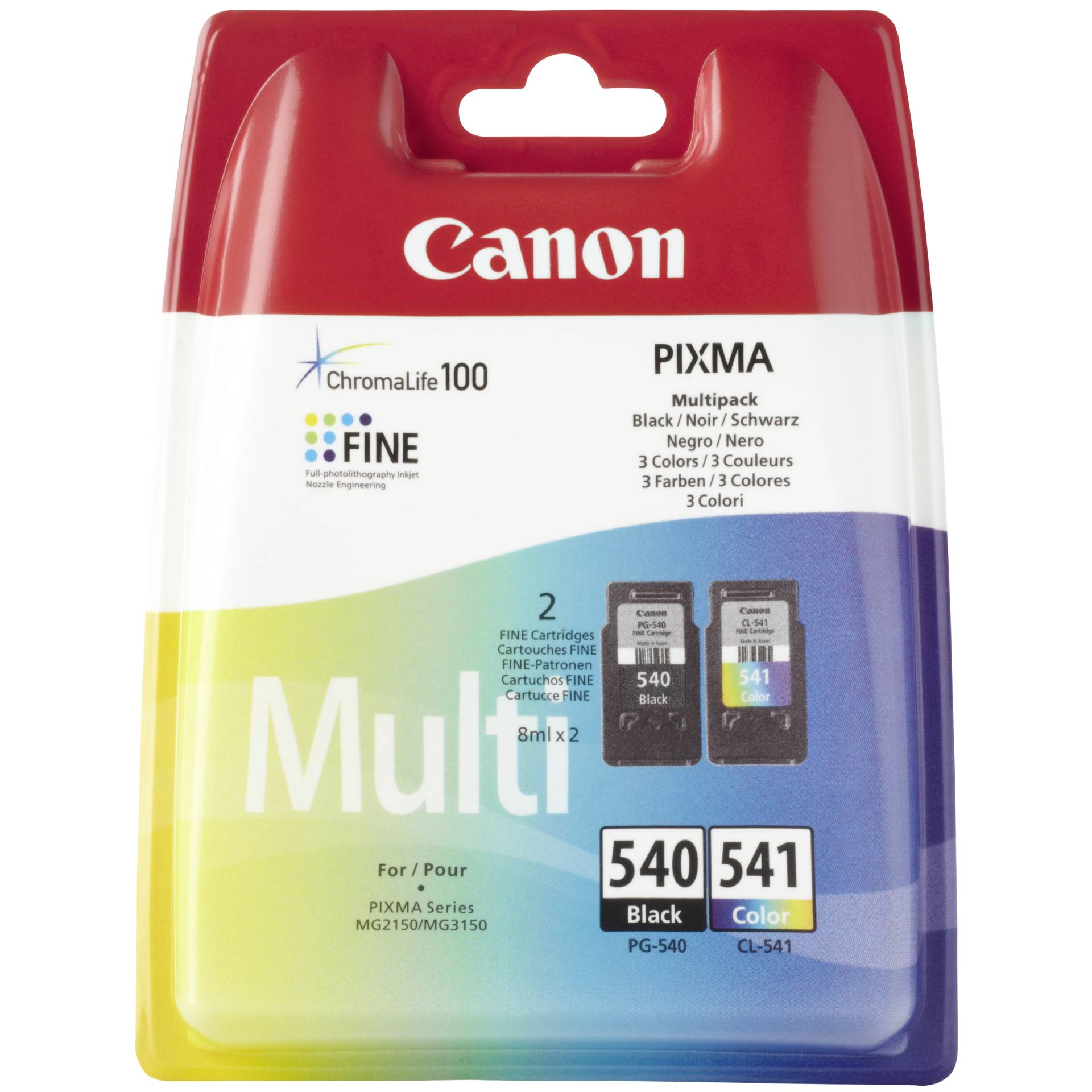 Canon PG-540/CL-541 Tinte schwarz/farbig Multipack 