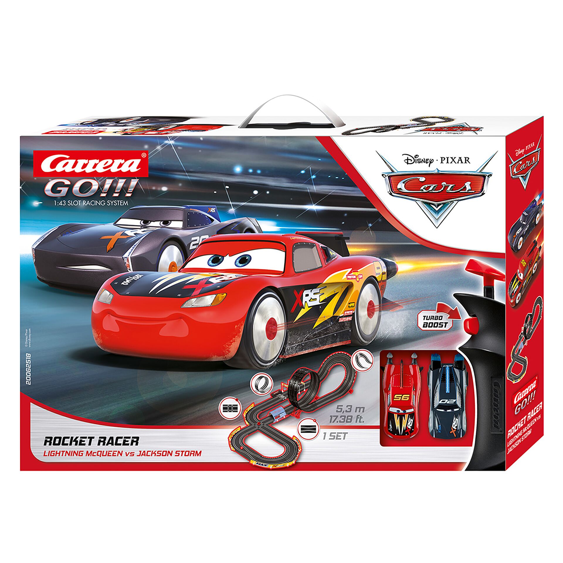 Carrera GO!!! Set - Disney Pixar Cars Rocket Racer 