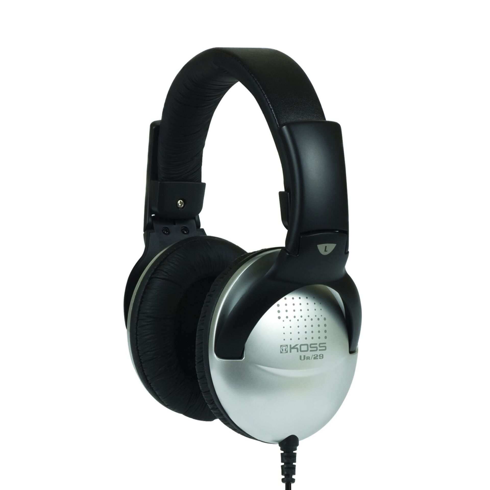 Koss UR29 Kopfhörer & Headset Kabelgebunden Kopfband Musik Schwarz, Silber