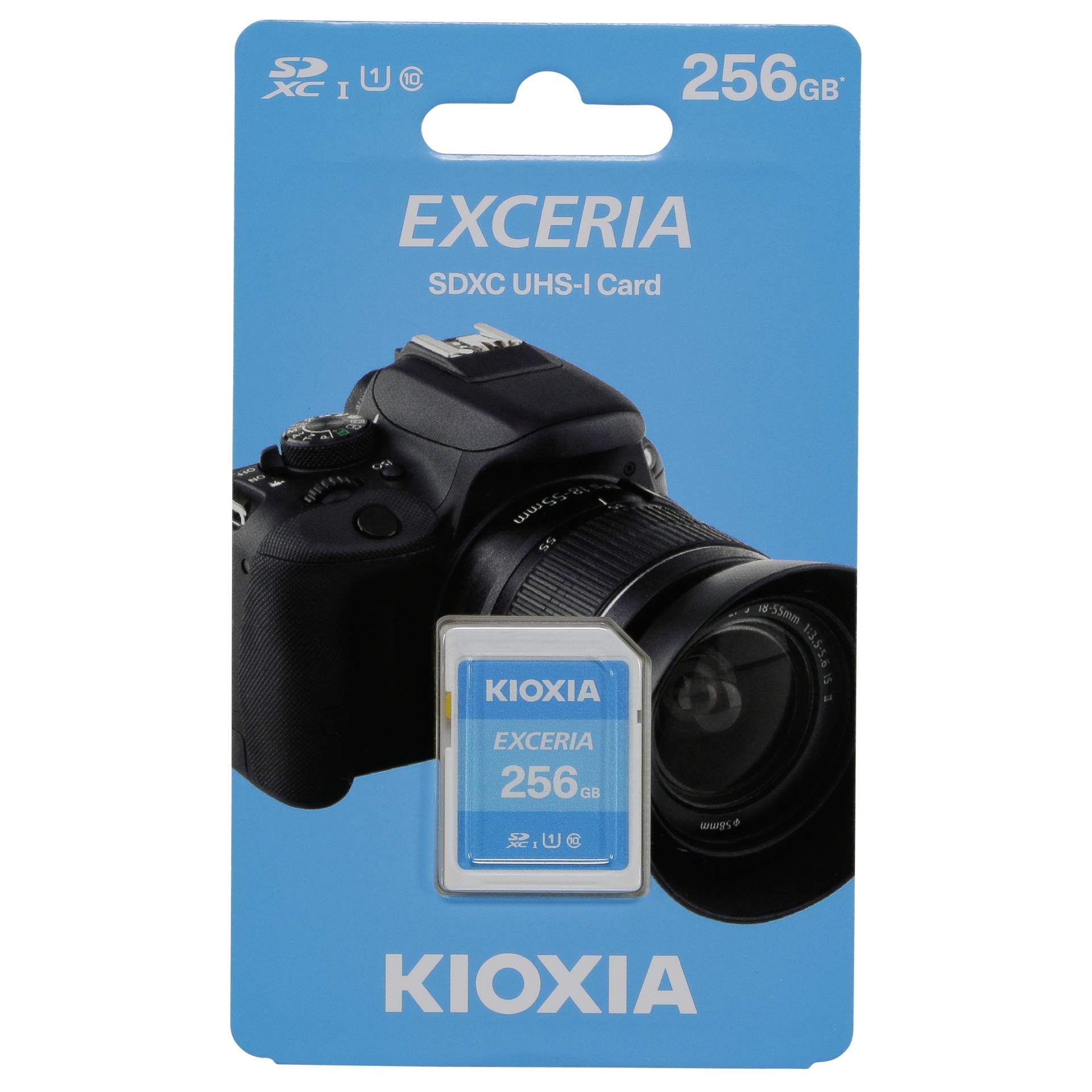 256 GB KIOXIA EXCERIA SDXC Speicherkarte, lesen: 100MB/s 