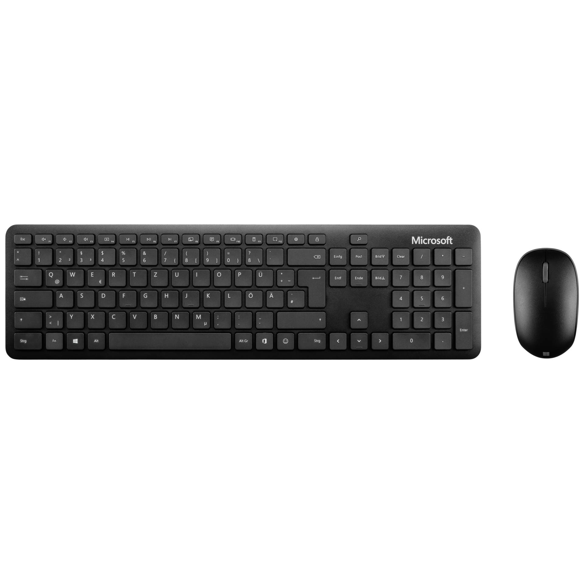 Microsoft Bluetooth Desktop schwarz, USB, DE Tastatur-Maus-Set