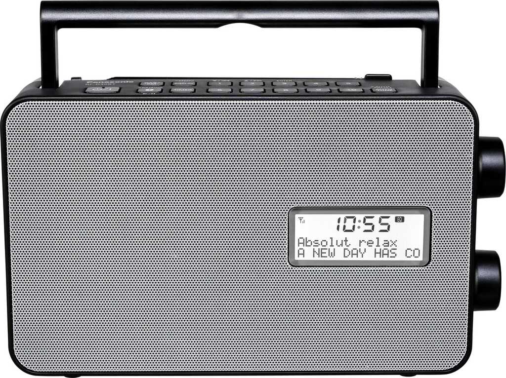 Panasonic RF-D30BTEG Tragbar Digital Schwarz, Grau