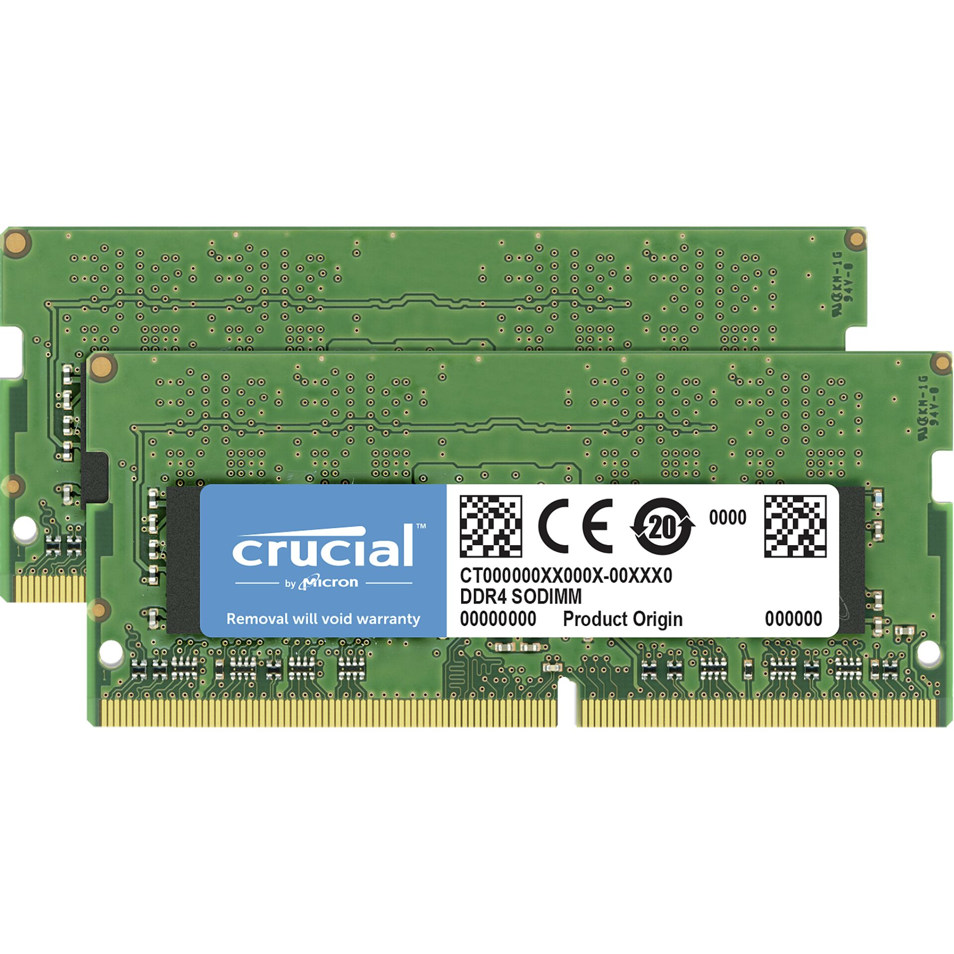DDR4RAM 2x 8GB DDR4-3200 Crucial SO-DIMM, CL22-22-22 Kit 