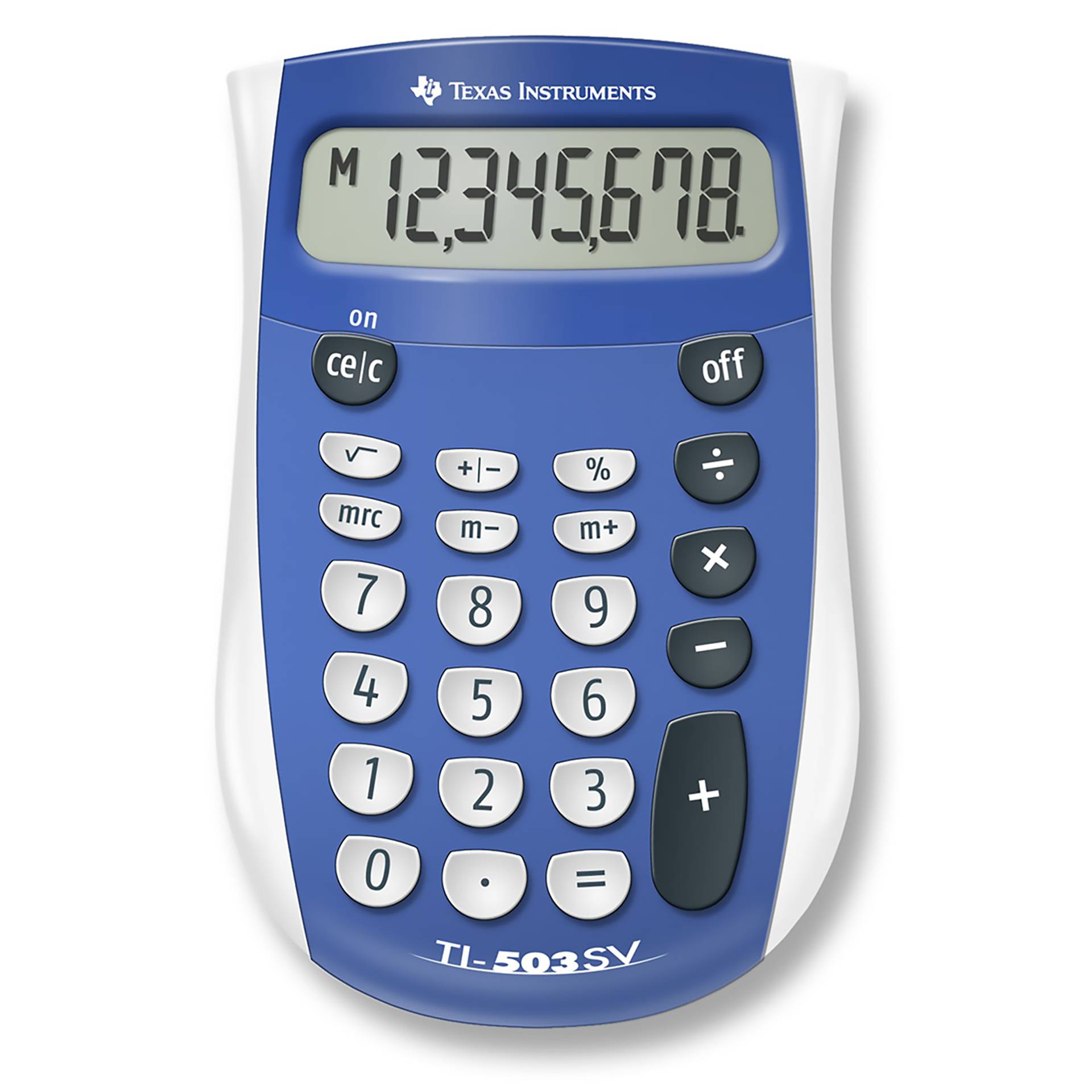 Texas Instruments TI-503 SV Taschenrechner Tasche Display-Rechner Blau, Grau