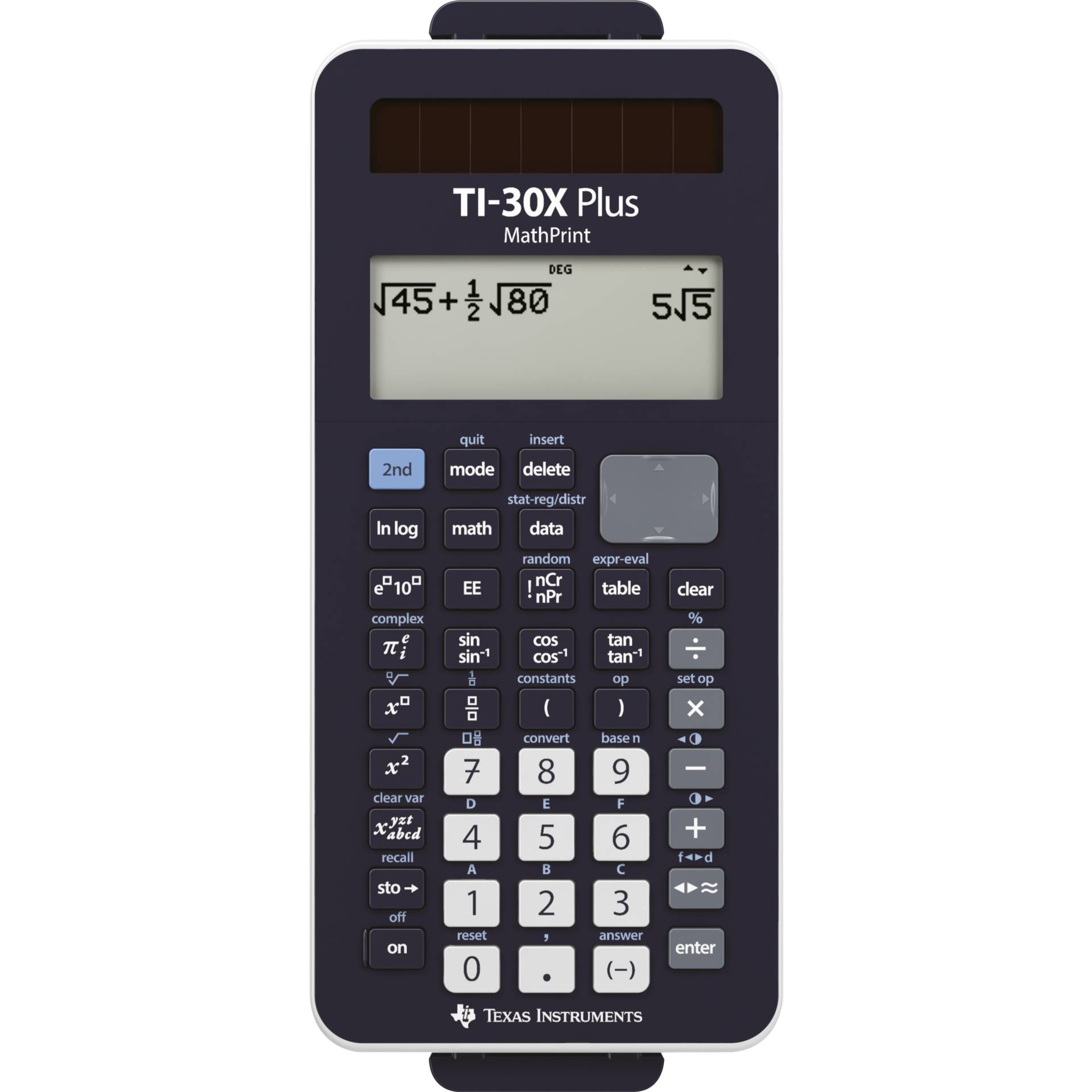 Texas Instruments TI-30X Plus MathPrint Taschenrechner Tasche Wissenschaftlicher Taschenrechner Schwarz