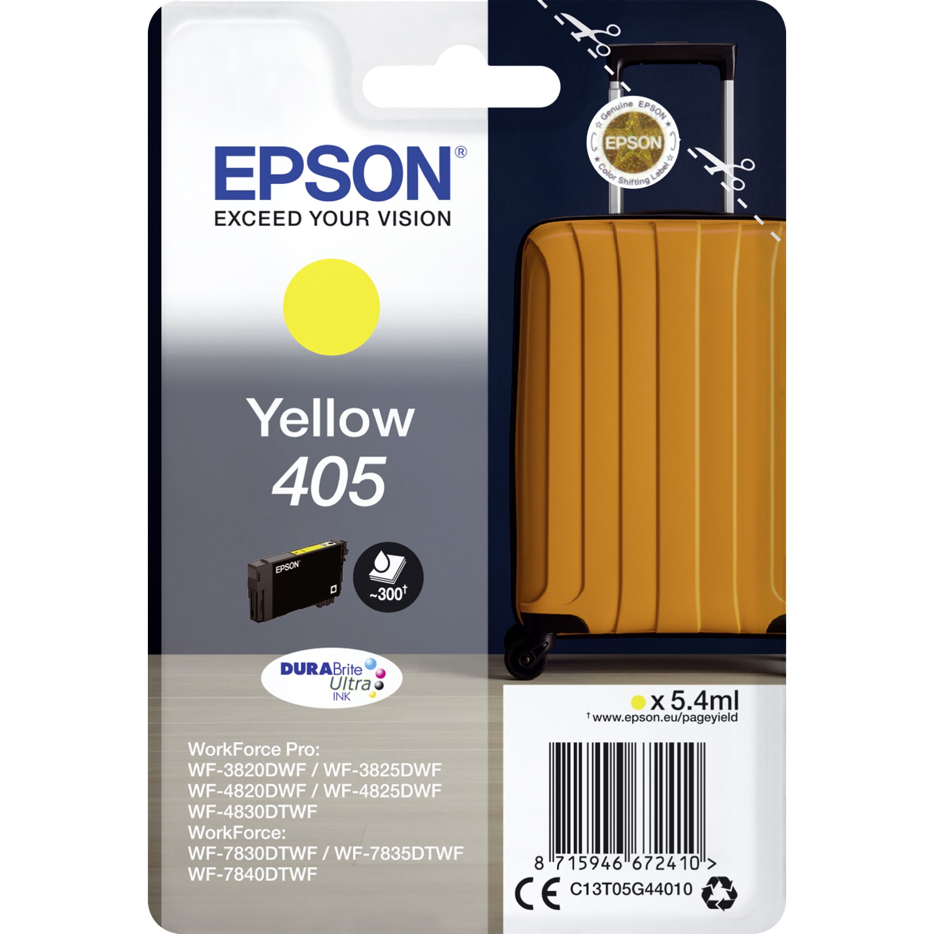 Epson Tinte 405 gelb, 5.4ml 