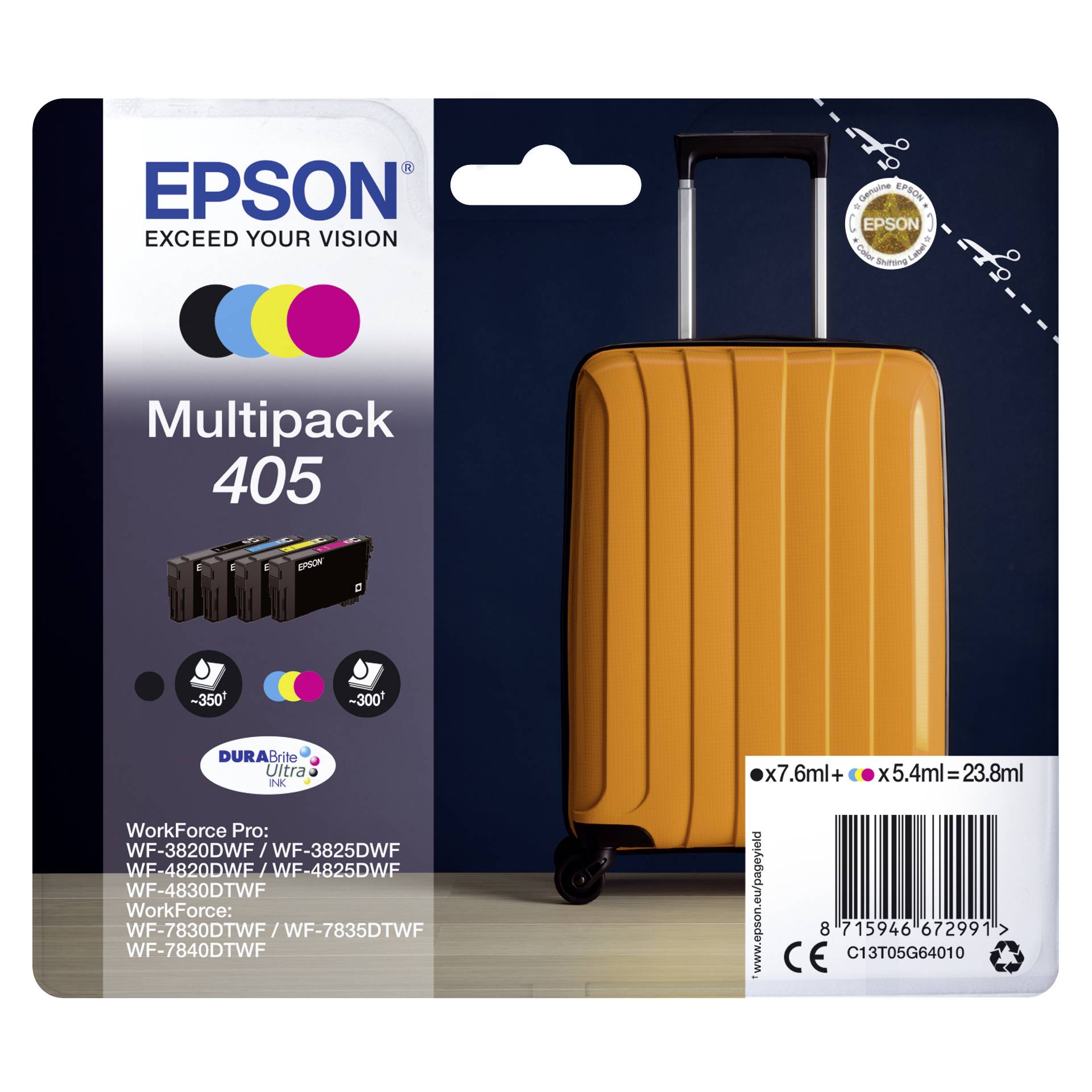 Epson Tinte 405 Multipack, Original Zubehör 