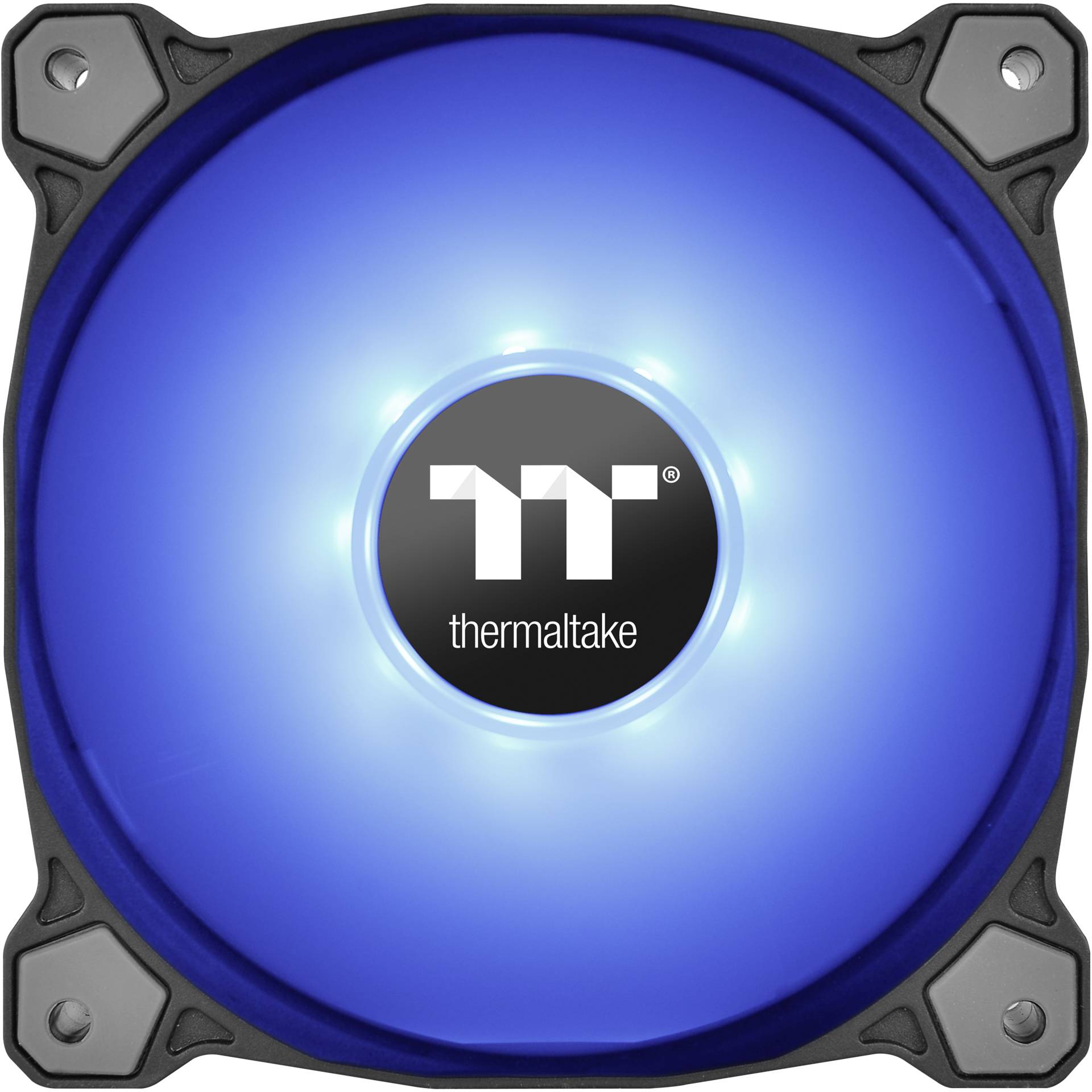 Thermaltake Pure A14 Radiator Fan blau 140mm, 140x140x25mm (BxHxT), 158m³/h (92.98 CFM), 32dB(A), Vibrationsdämpfer