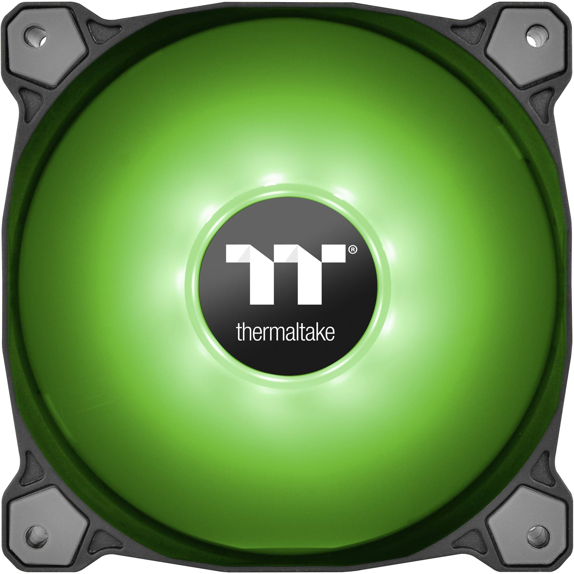 Thermaltake Pure A14 Radiator Fan grün 140mm, 140x140x25mm, 158m³/h, 32dB(A), Vibrationsdämpfer