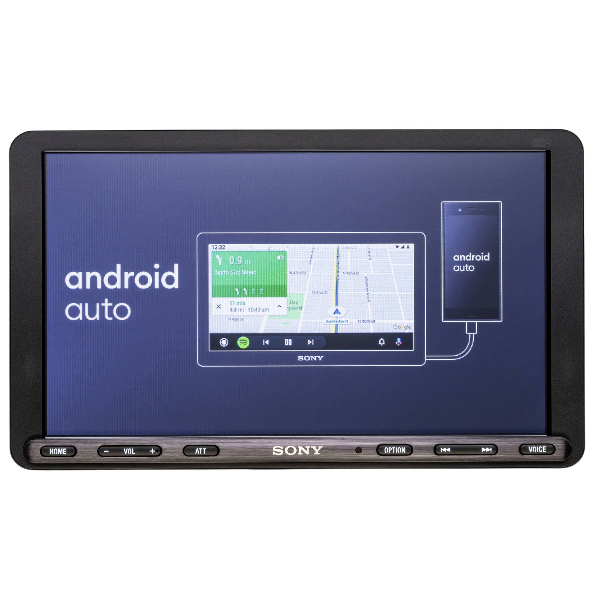 Sony XAV-AX8050D Auto Media-Receiver Schwarz 220 W Bluetooth