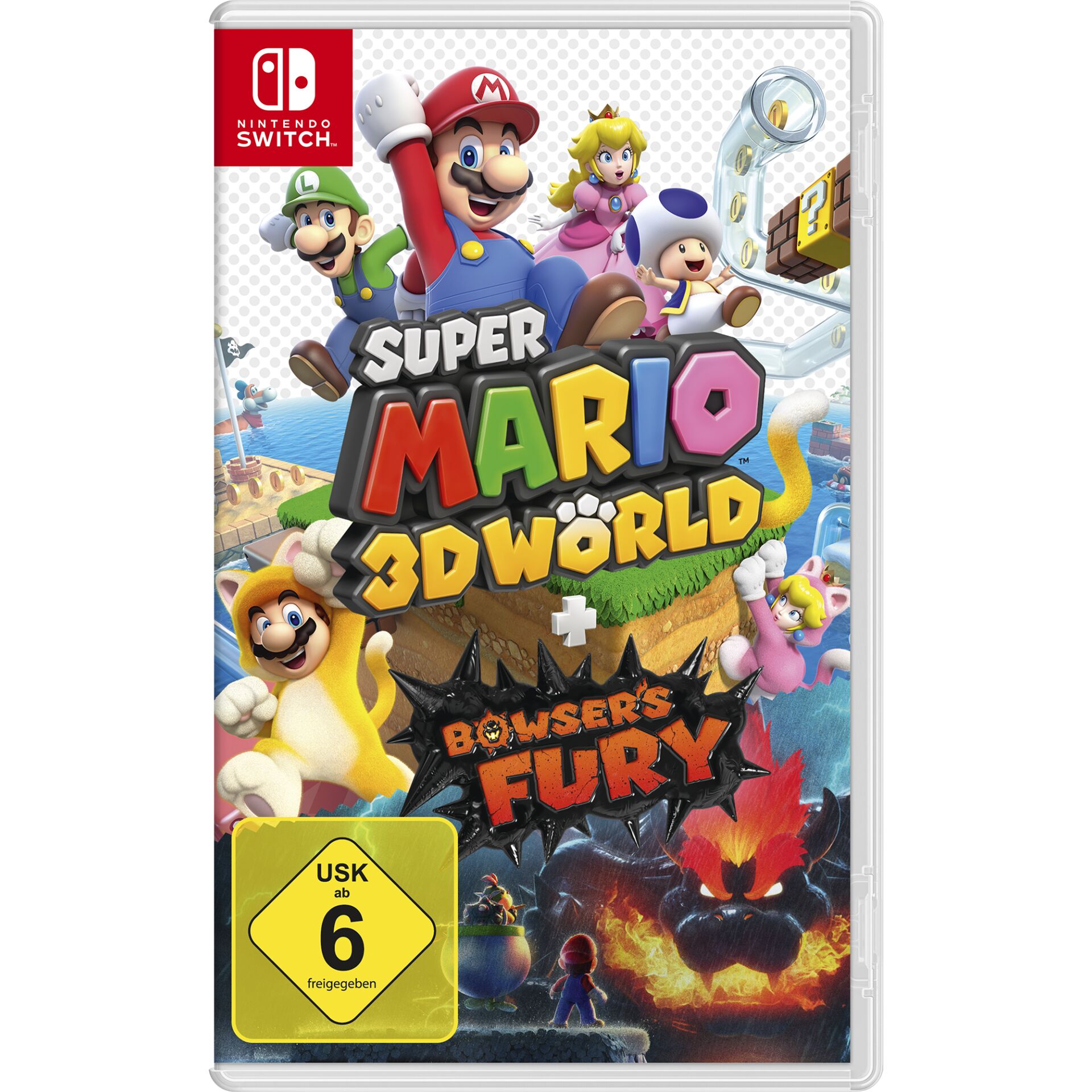 Nintendo Super Mario 3D World + Bowsers Fury Standard+DLC German Nintendo Switch