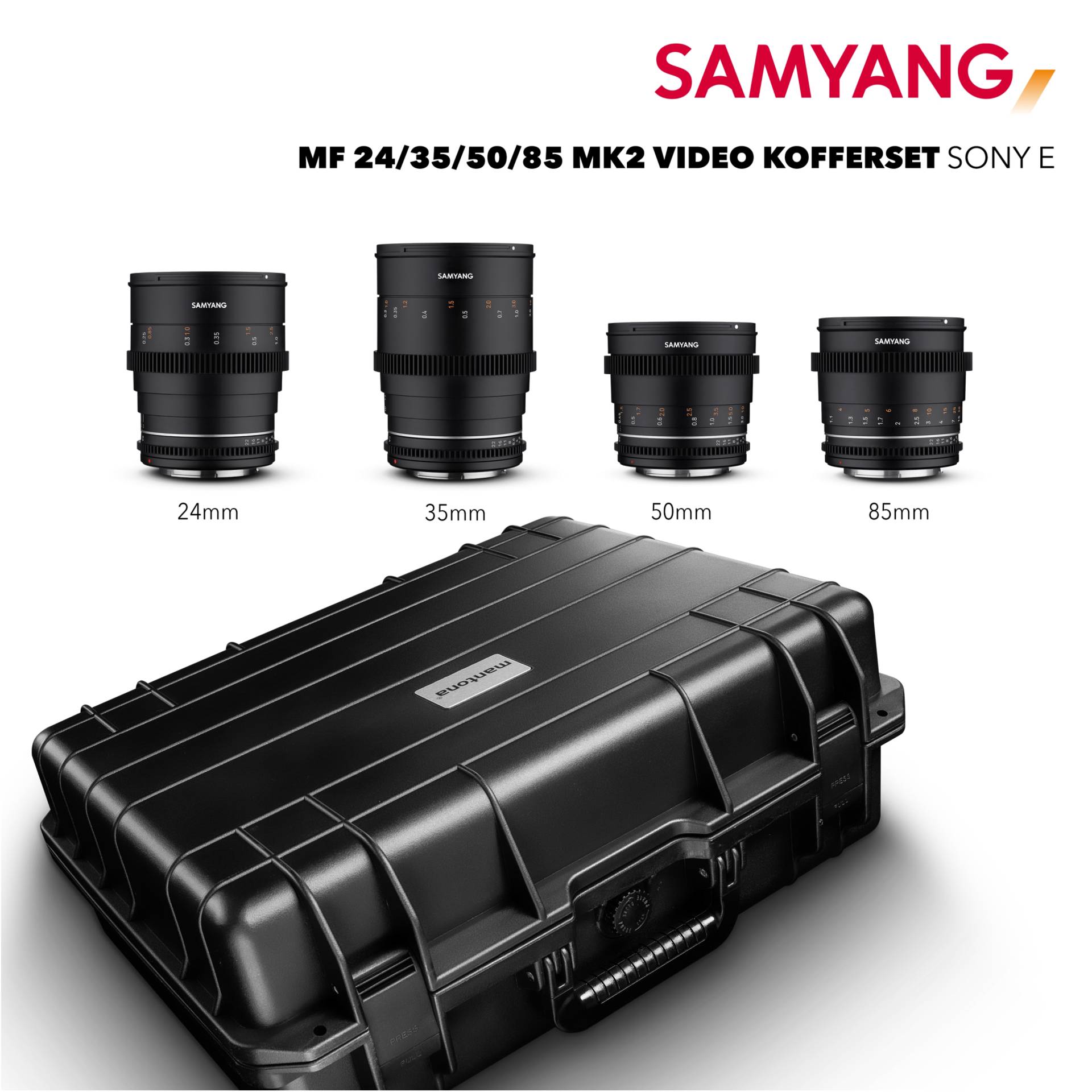 Samyang MF 85mm F1.4 MK2 MILC/SLR Standardobjektiv Schwarz