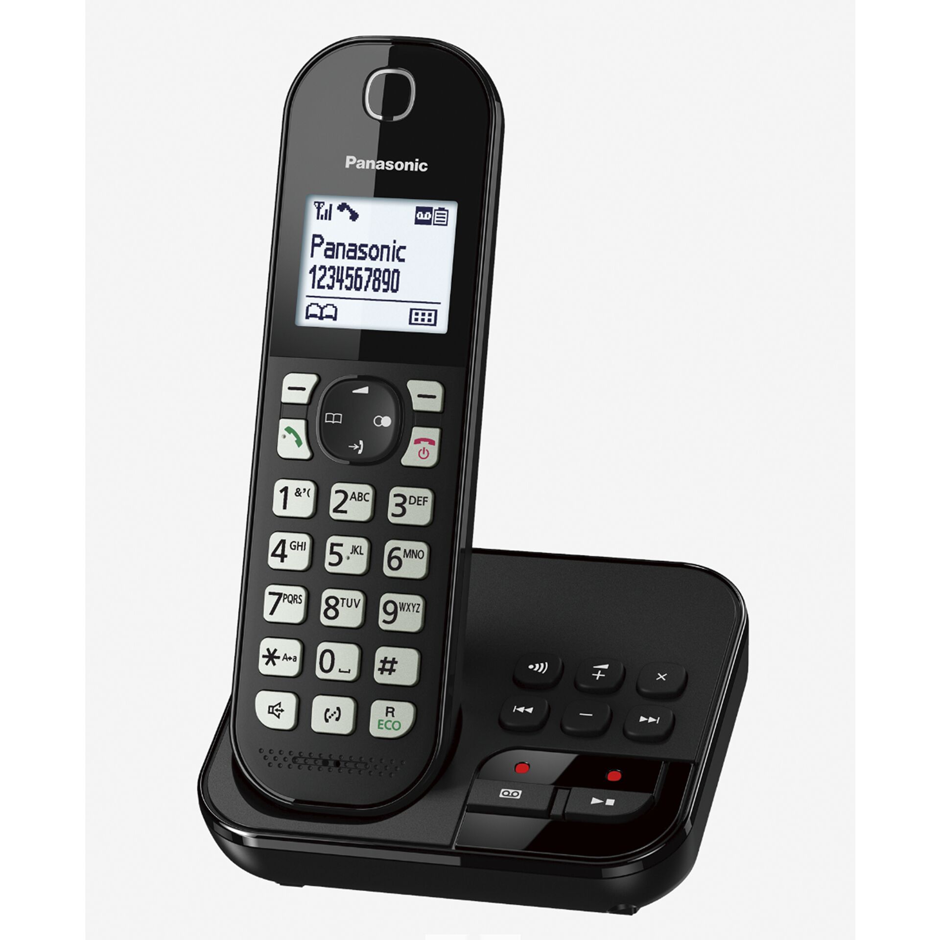 Panasonic KX-TGC460 schwarz, Analogtelefon (schnurlos) 