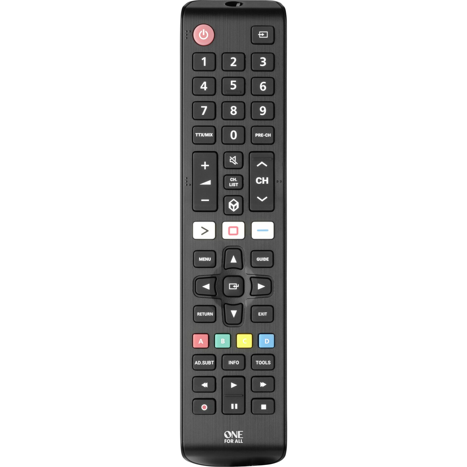 One For All TV Replacement Remotes URC4910 Fernbedienung IR Wireless Drucktasten