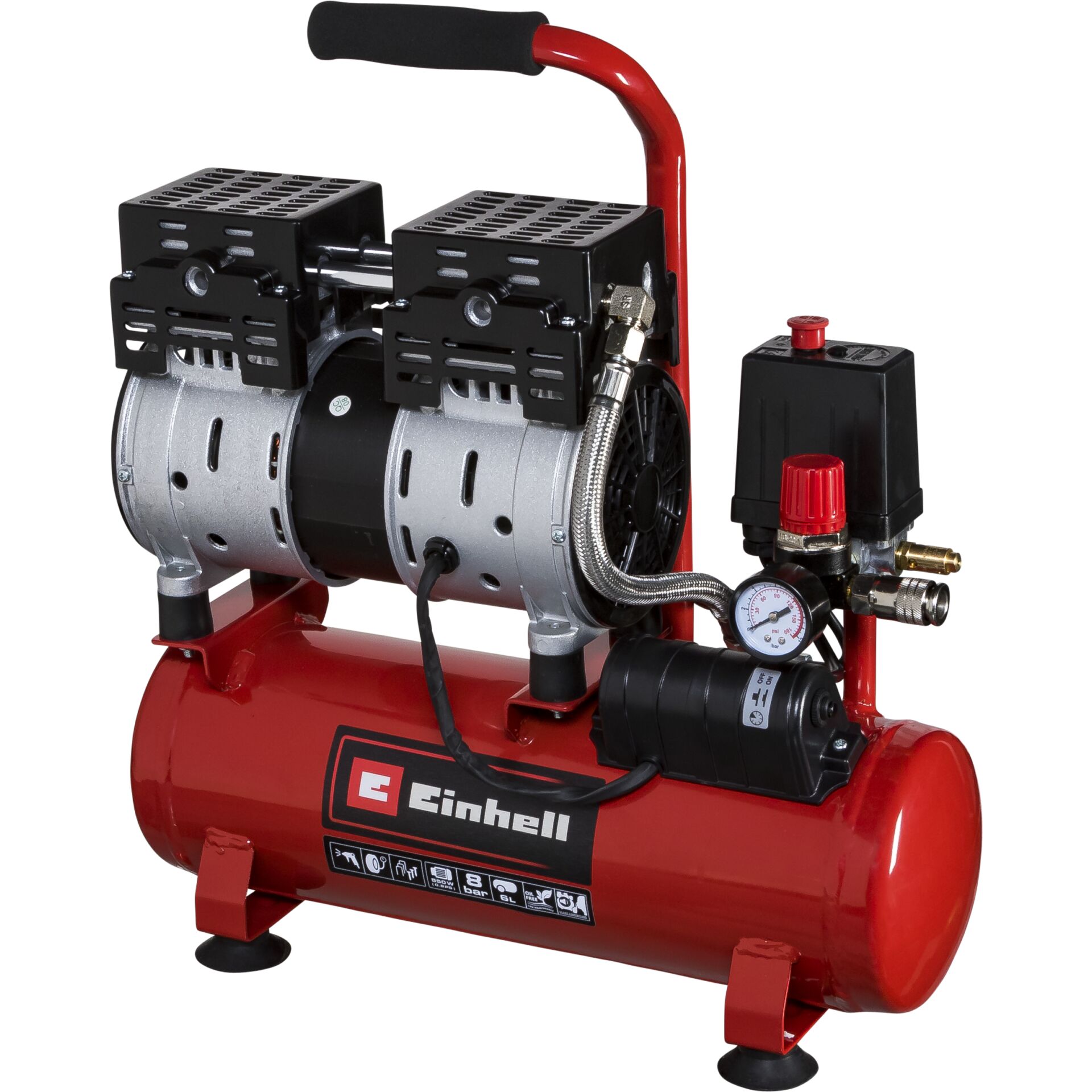 Einhell TE-AC 6 Silent air compressor 550 W 110 l/min
