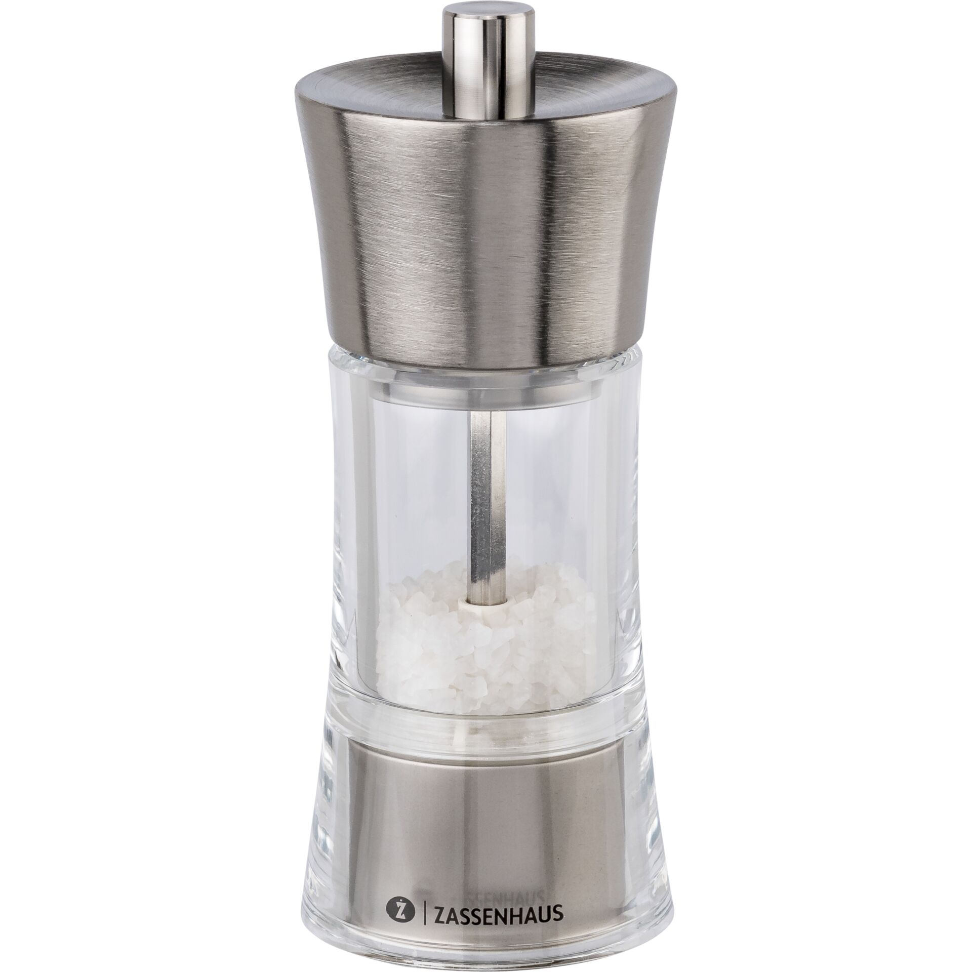 Zassenhaus 035292 Salt & pepper grinder Stainless steel, Transparent