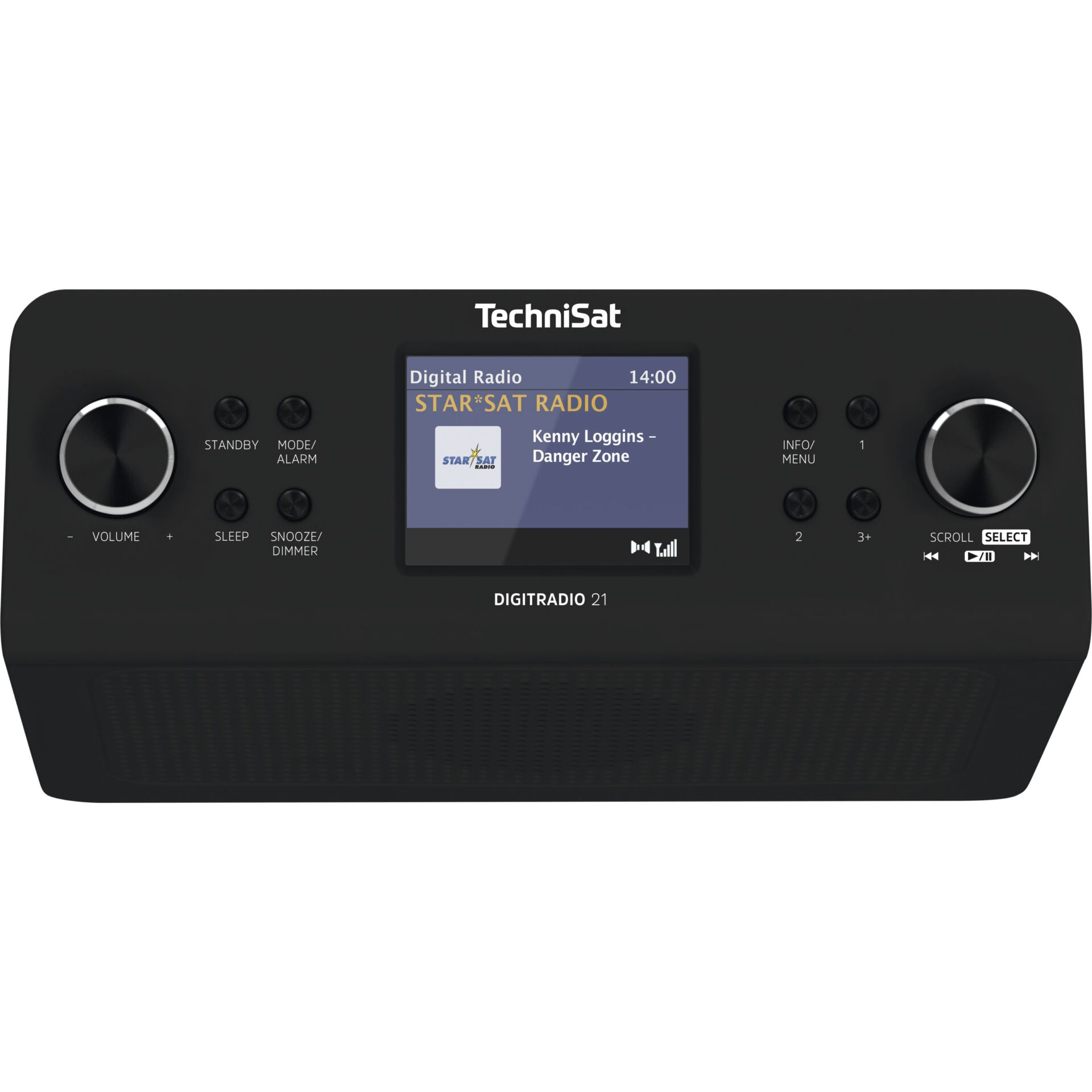 TechniSat DigitRadio 21, UKW, DAB, DAB+, Bluetooth 4.2, schwarz
