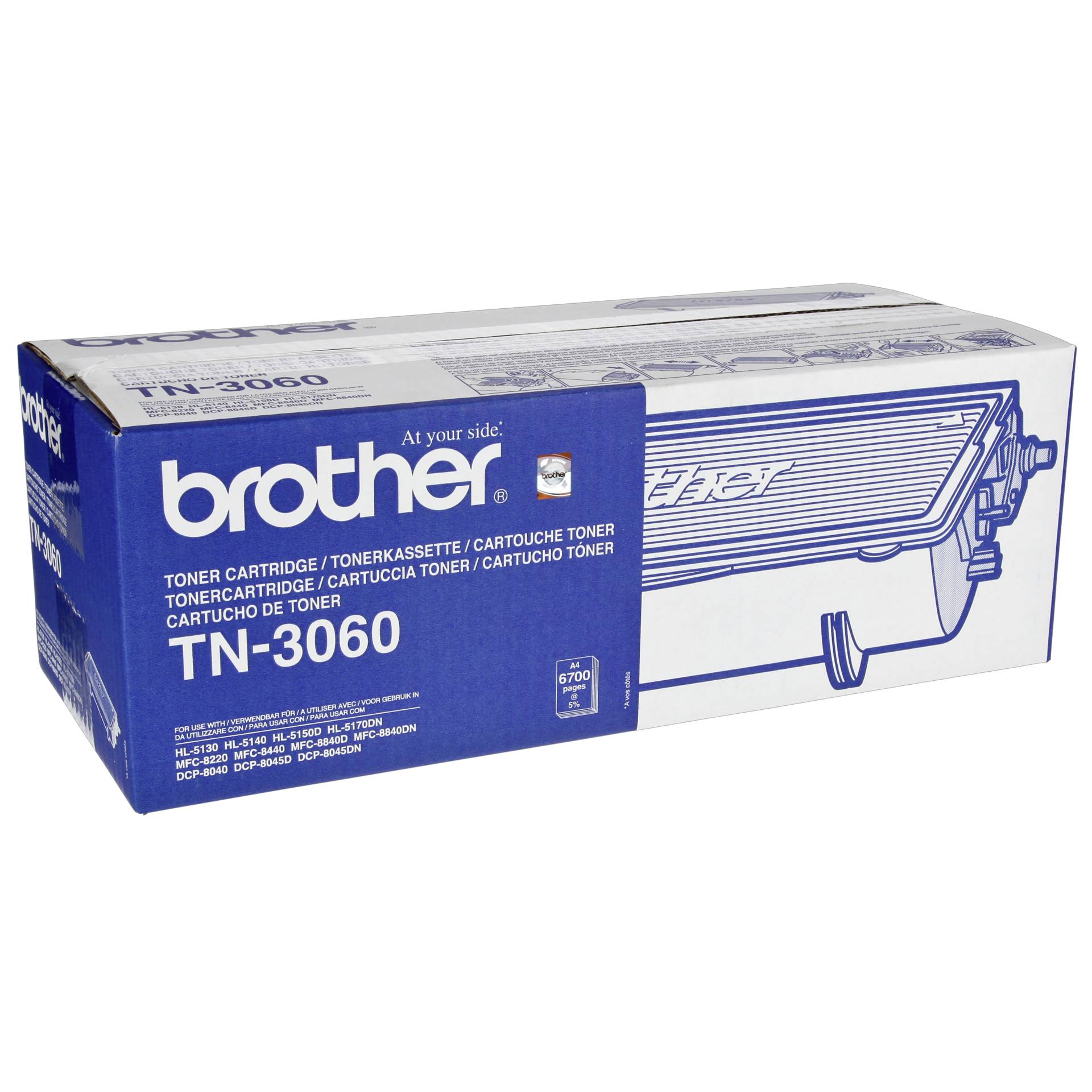 Brother TN-3060 Tonerkartusche 1 Stück(e) Original Schwarz
