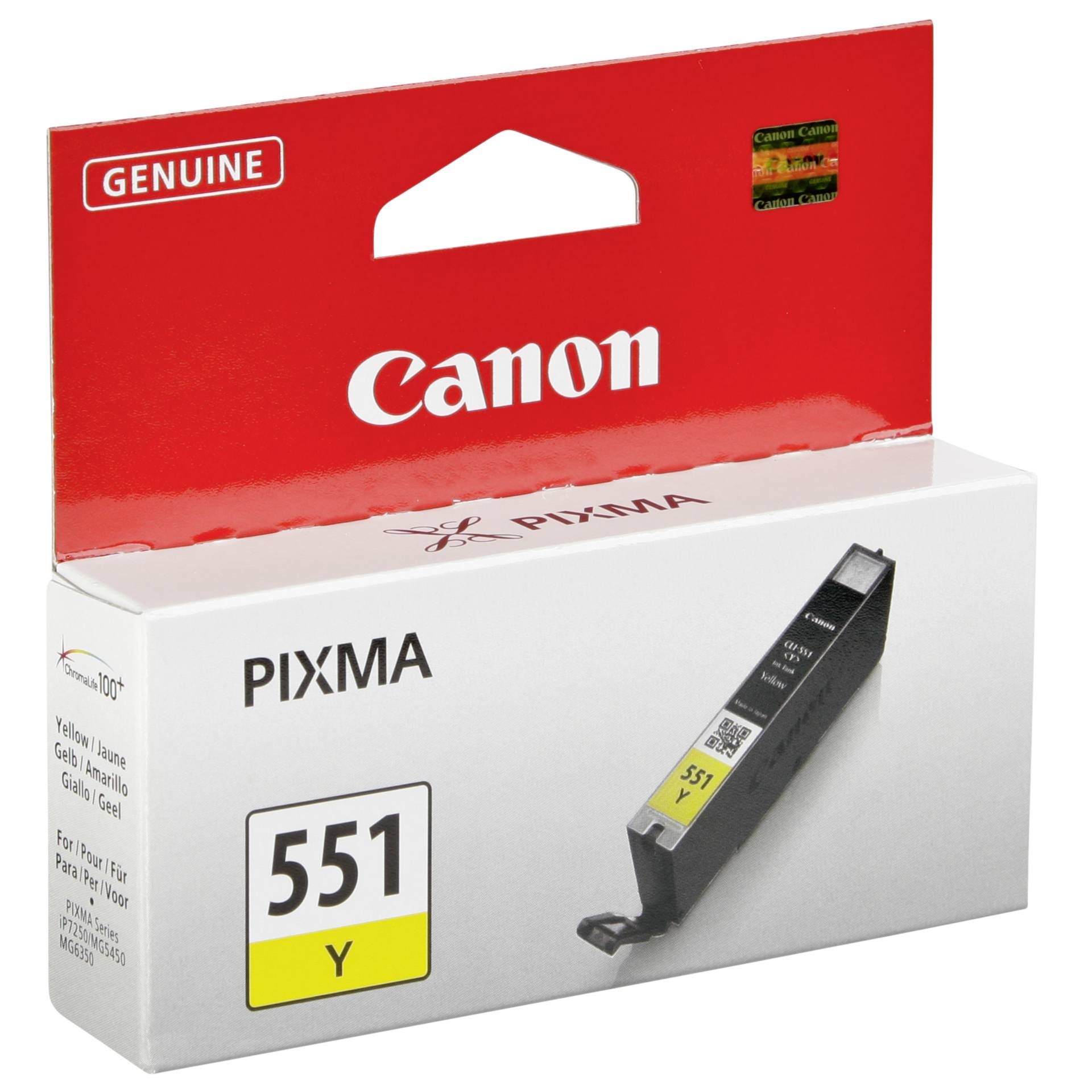 Canon CLI-551Y Tinte gelb 