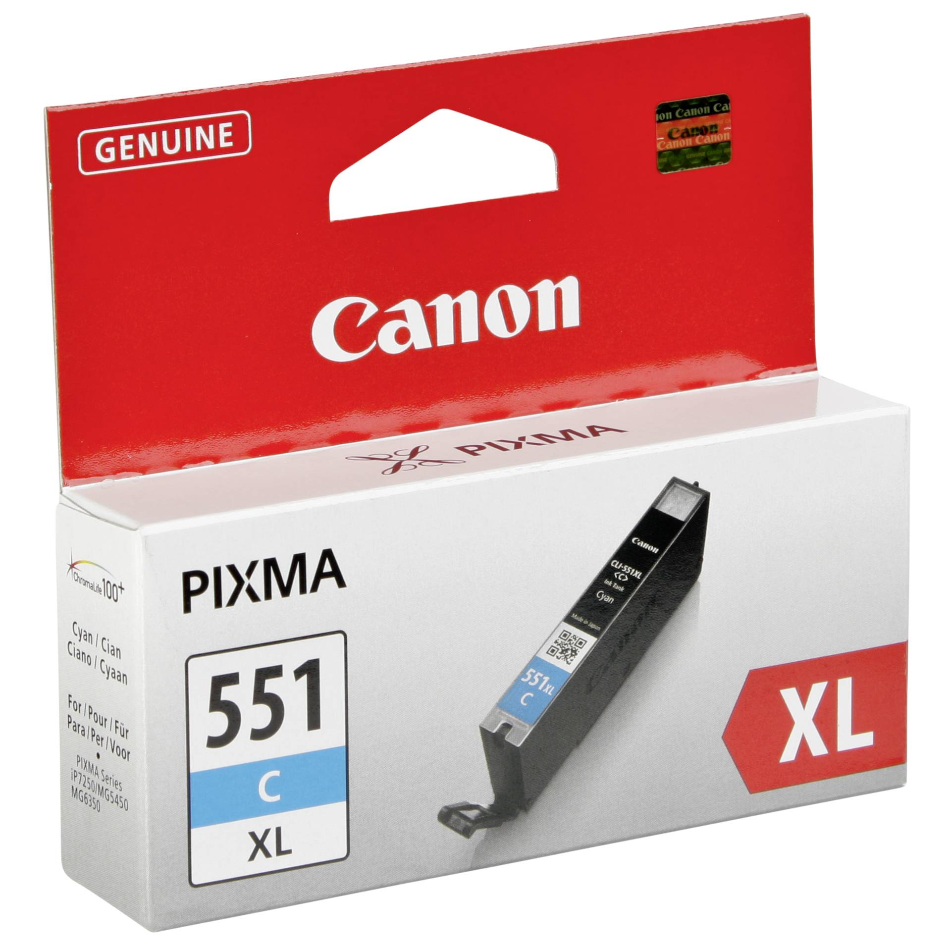Canon CLI-551C XL Tinte cyan hohe Kapazität 