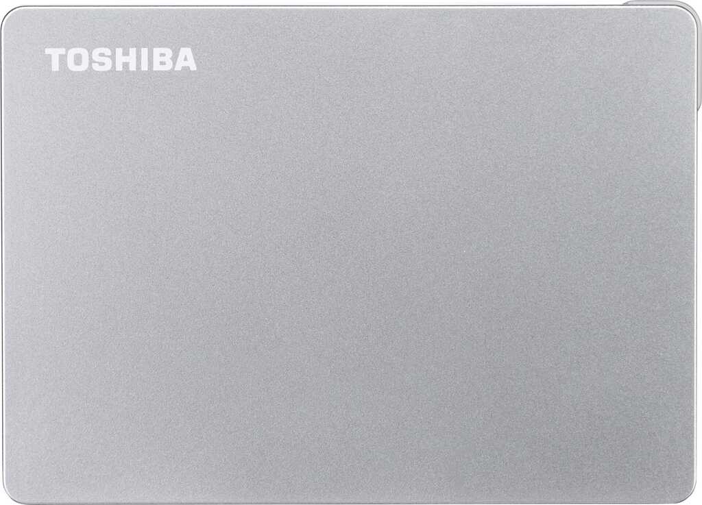 2.0 TB HDD Toshiba Canvio Flex silber-Festplatte, inkl. USB-Kabel (USB-A), inkl. USB-Kabel (USB-C)