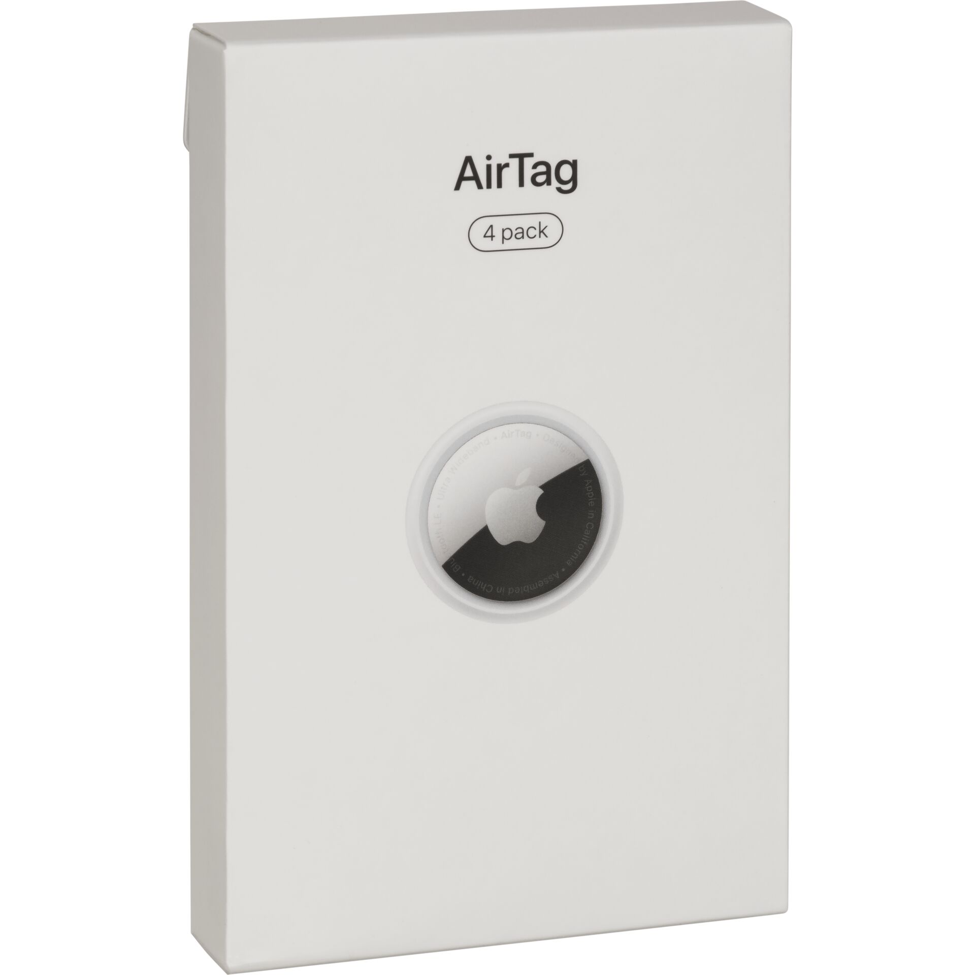 4er-Pack Apple AirTag weiß/silber, Bluetooth, UWB, ab iOS 14.4