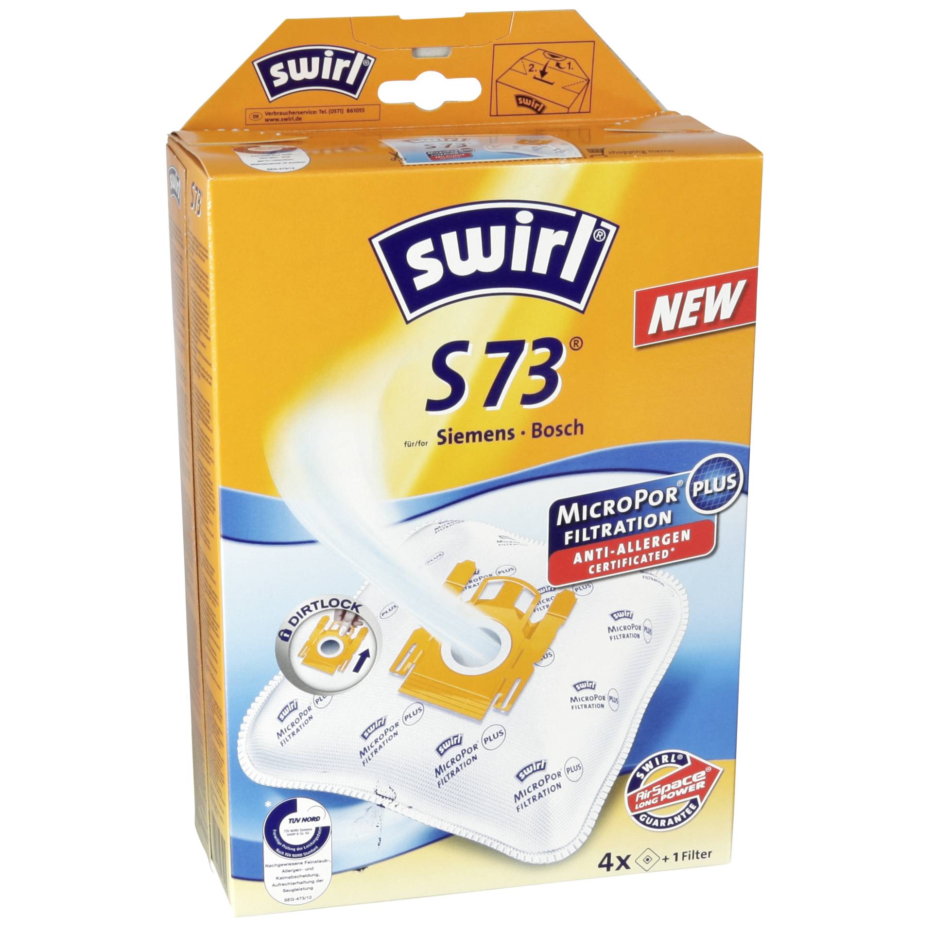 Swirl Staubbeutel S 73