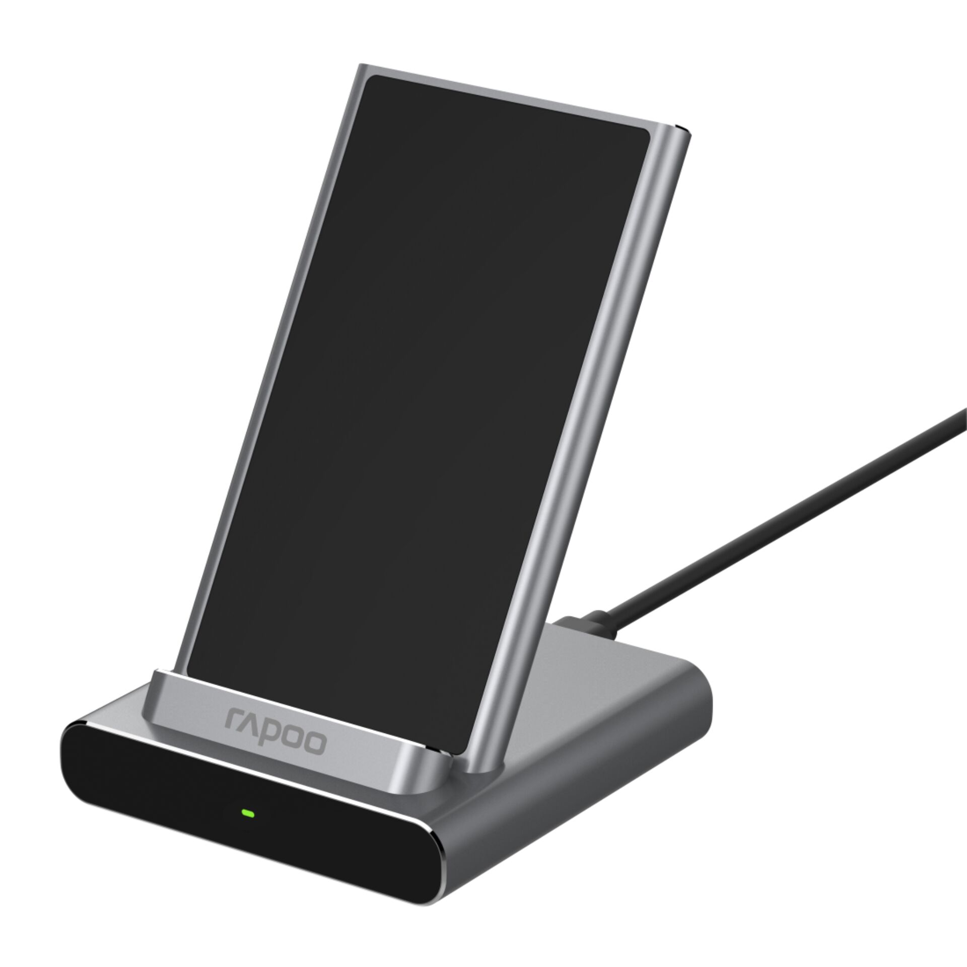 Rapoo XC350 Smartphone, Tablet Silber USB Kabelloses Aufladen Schnellladung Drinnen