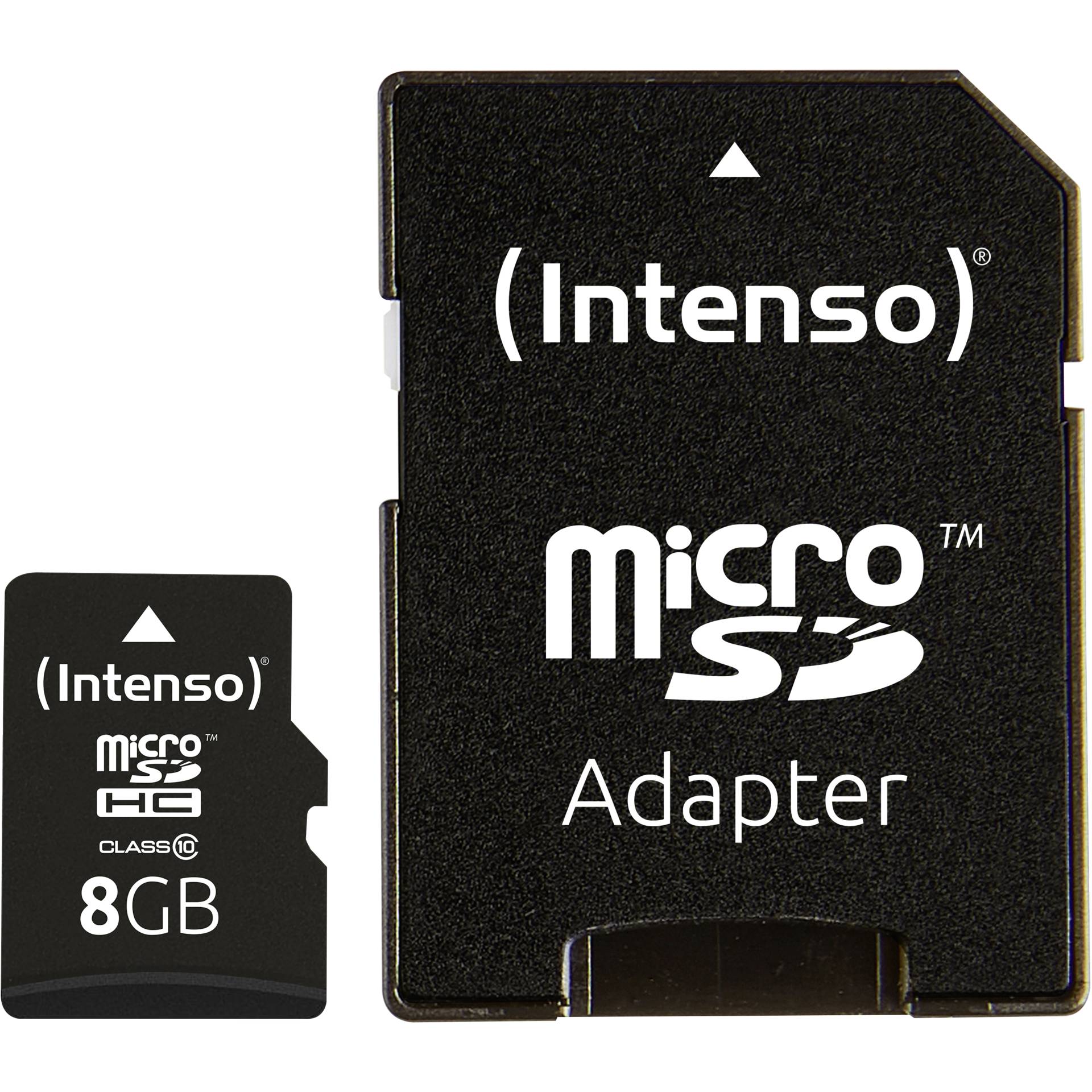 8GB Intenso Kit Class10 microSDHC Speicherkarte 
