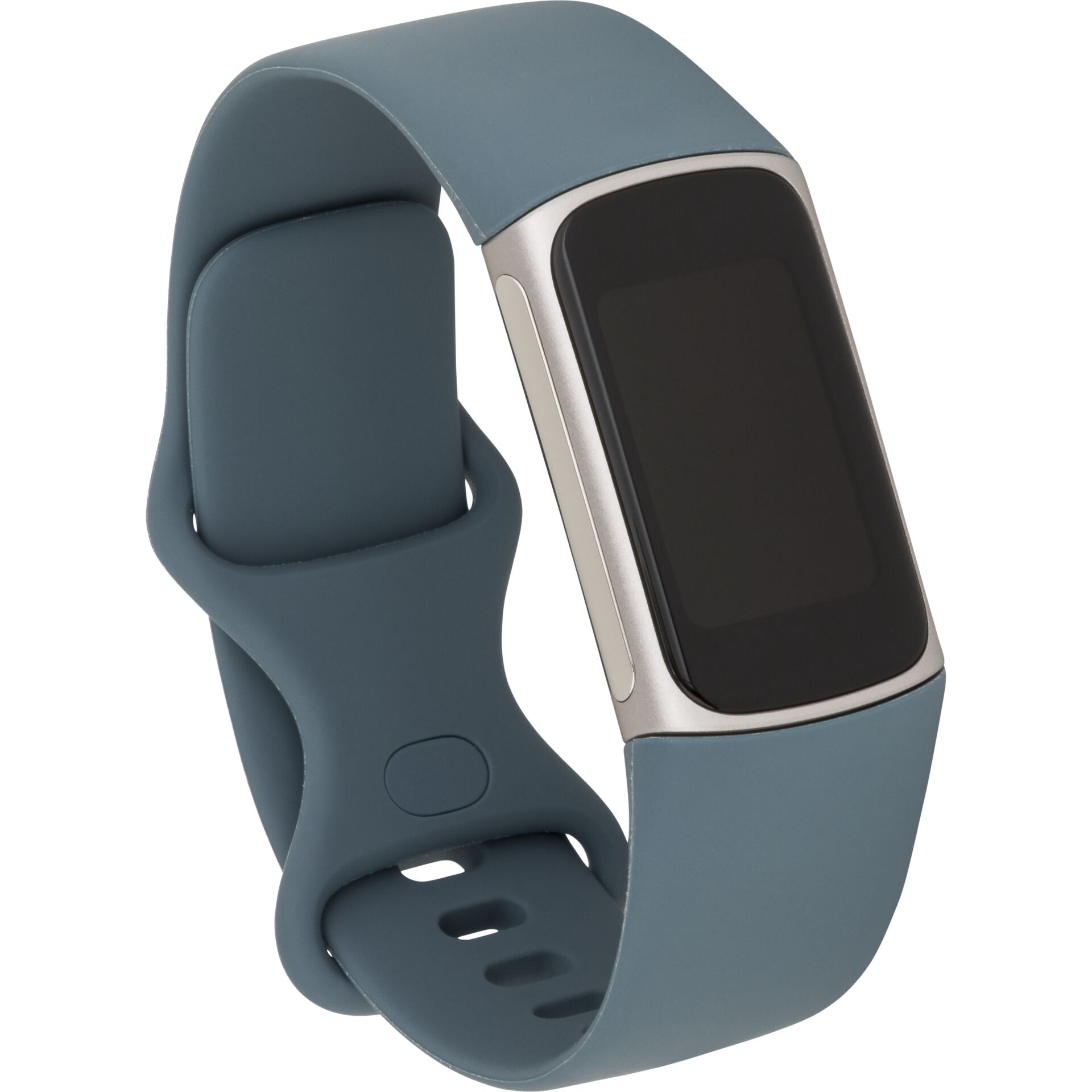Fitbit Charge 5 AMOLED Aktivitäts-Trackerarmband Blau, Edelstahl