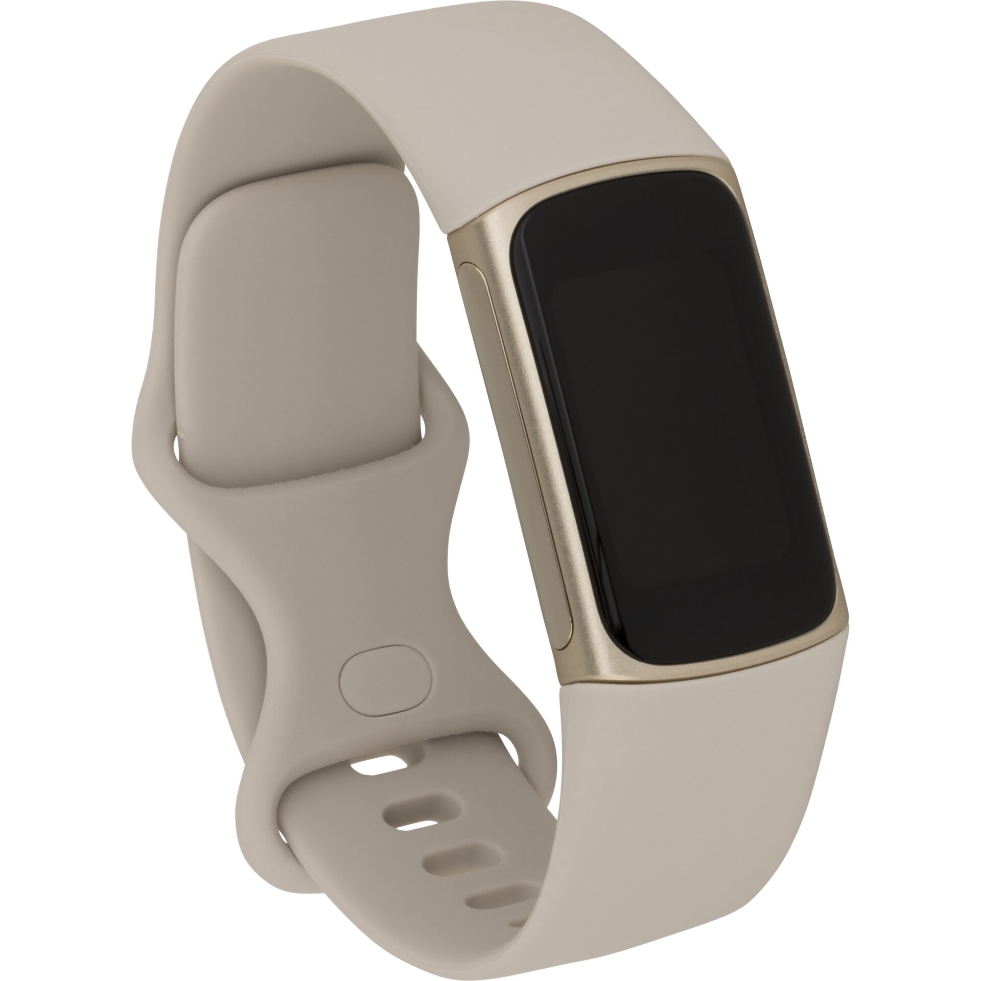 Fitbit Charge 5 AMOLED Aktivitäts-Trackerarmband Gold, Weiß