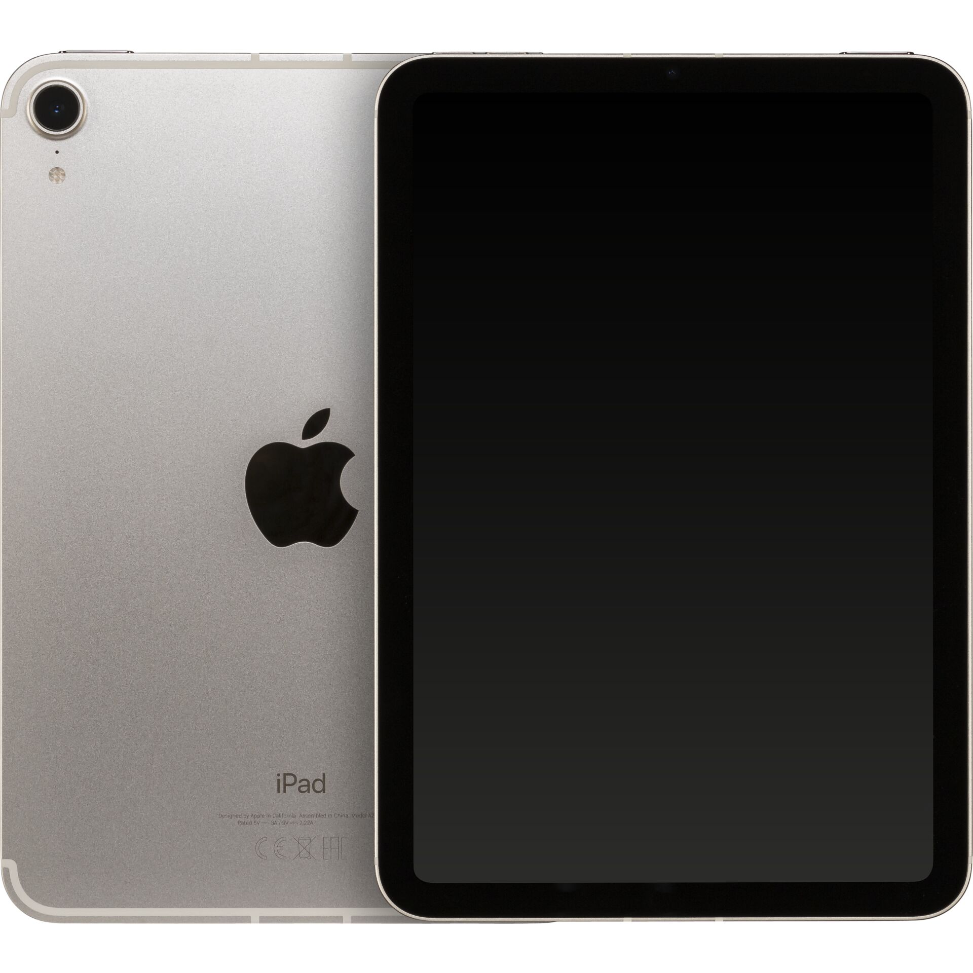 Apple iPad mini 6 64GB, 5G, Polarstern, Apple A15 Bionic (iGPU), 8.3, 2266x1488, 327ppi, Multi-Touch, Digitizer, IPS